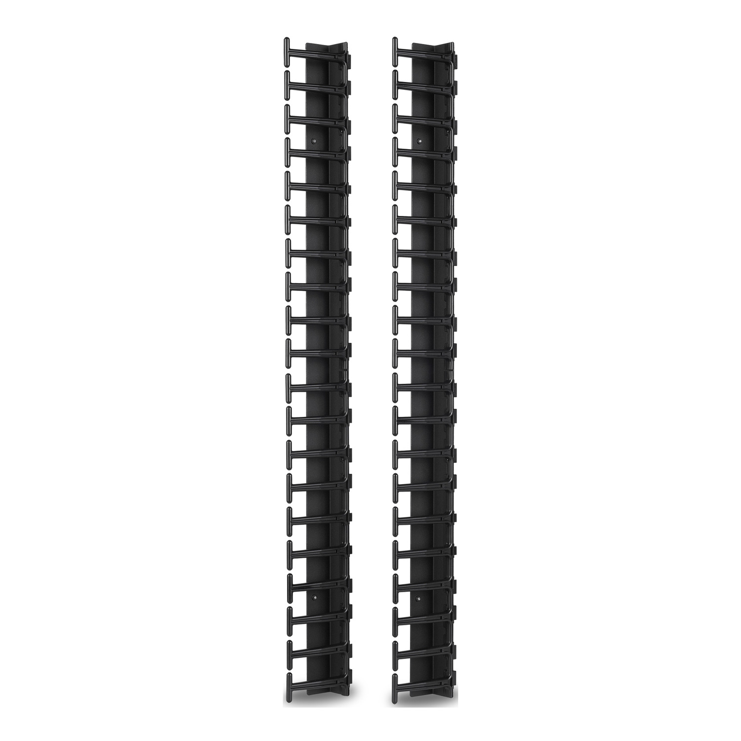 APC NetShelter Cable Management, Vertical Cable Manager, for NetShelter SX 600mm Wide 42U, Set of 2, 107 x 889 x 45 mm Front View