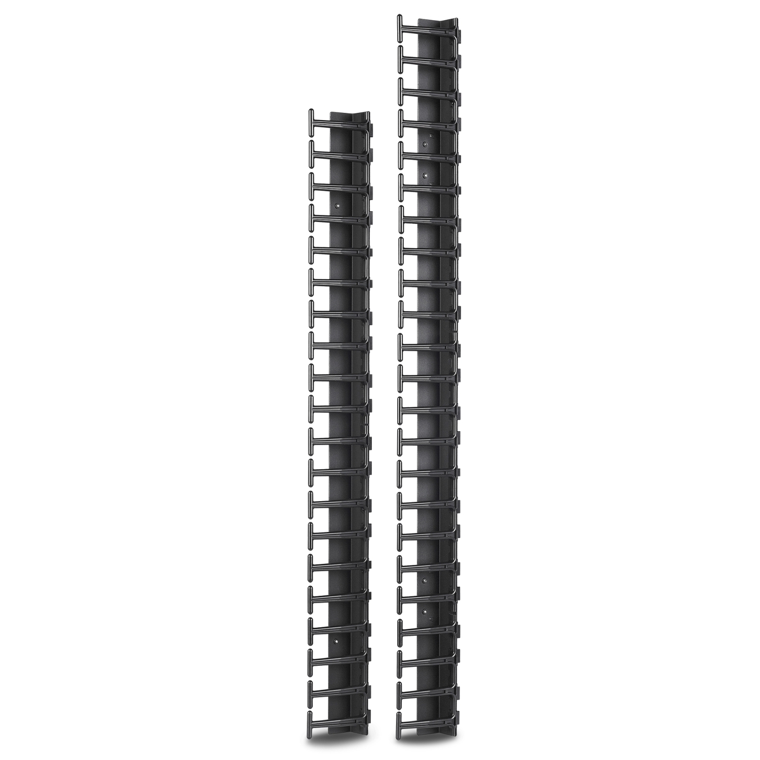 APC NetShelter Cable Management, Vertical Cable Manager, for NetShelter SX 600mm Wide 45U, Set of 2, 107 x 1911 x 45 mm Front View