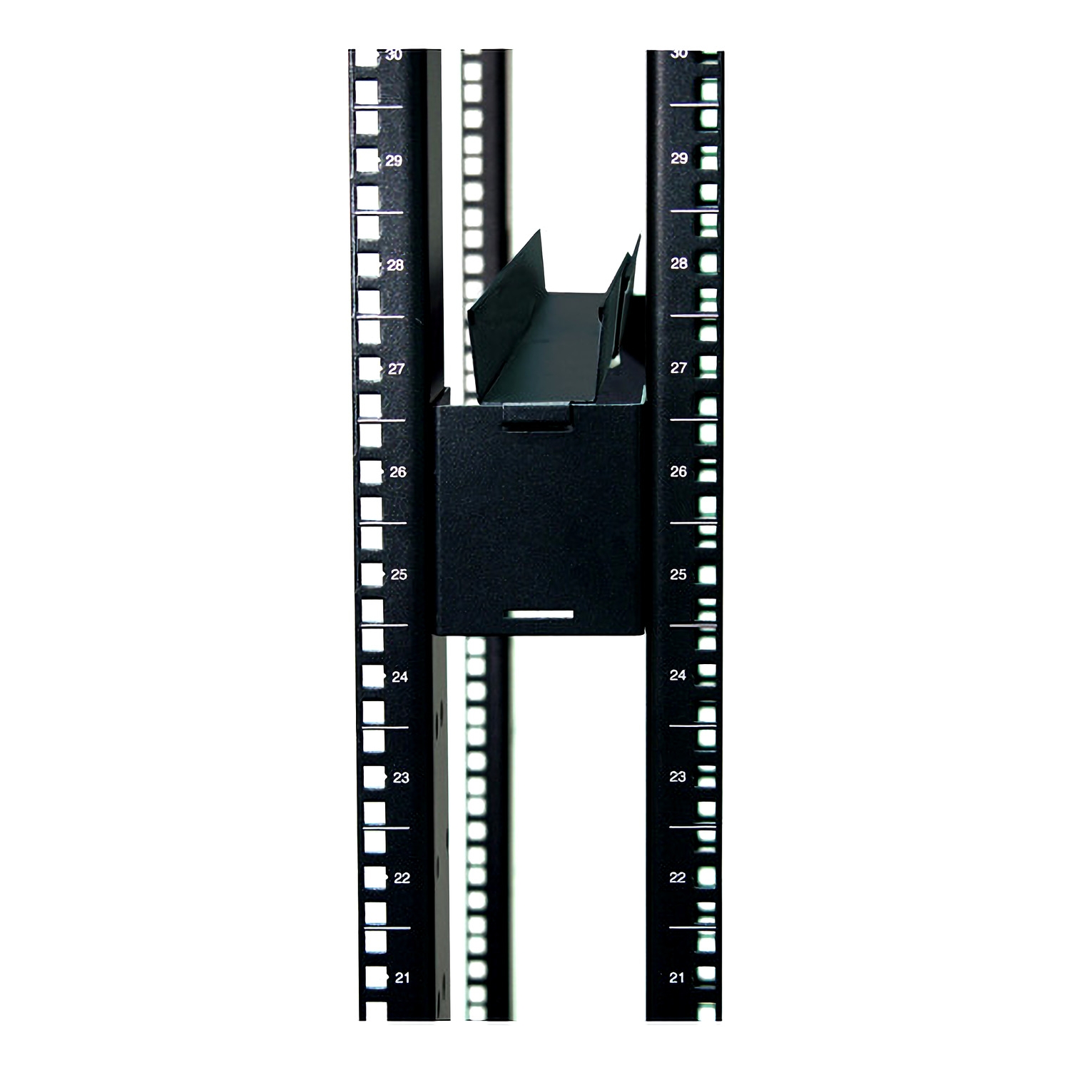 Horizontal Cable Organizer Side Channel 18 to 30 inch adjustment Hardware Detail