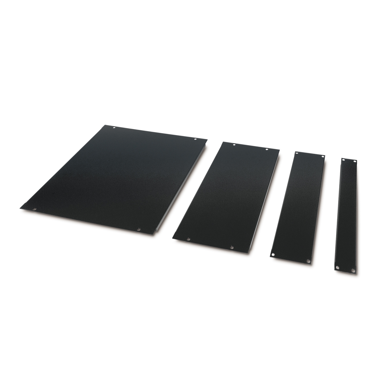 Airflow Management Blanking Panel Kit (1U, 2U, 4U, 8U) Black Front View