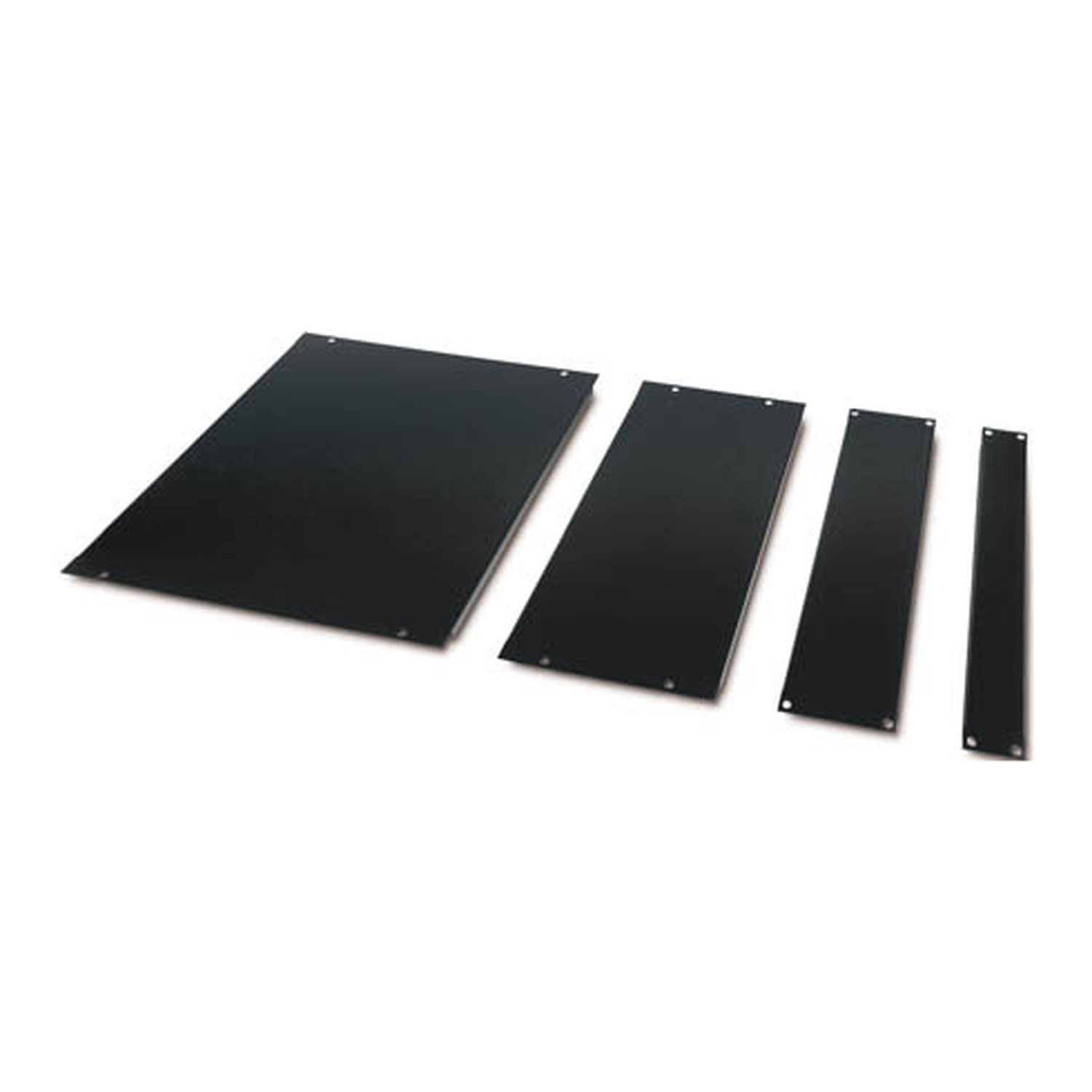 Airflow Management Blanking Panel Kit (1U, 2U, 4U, 8U) Black Back View