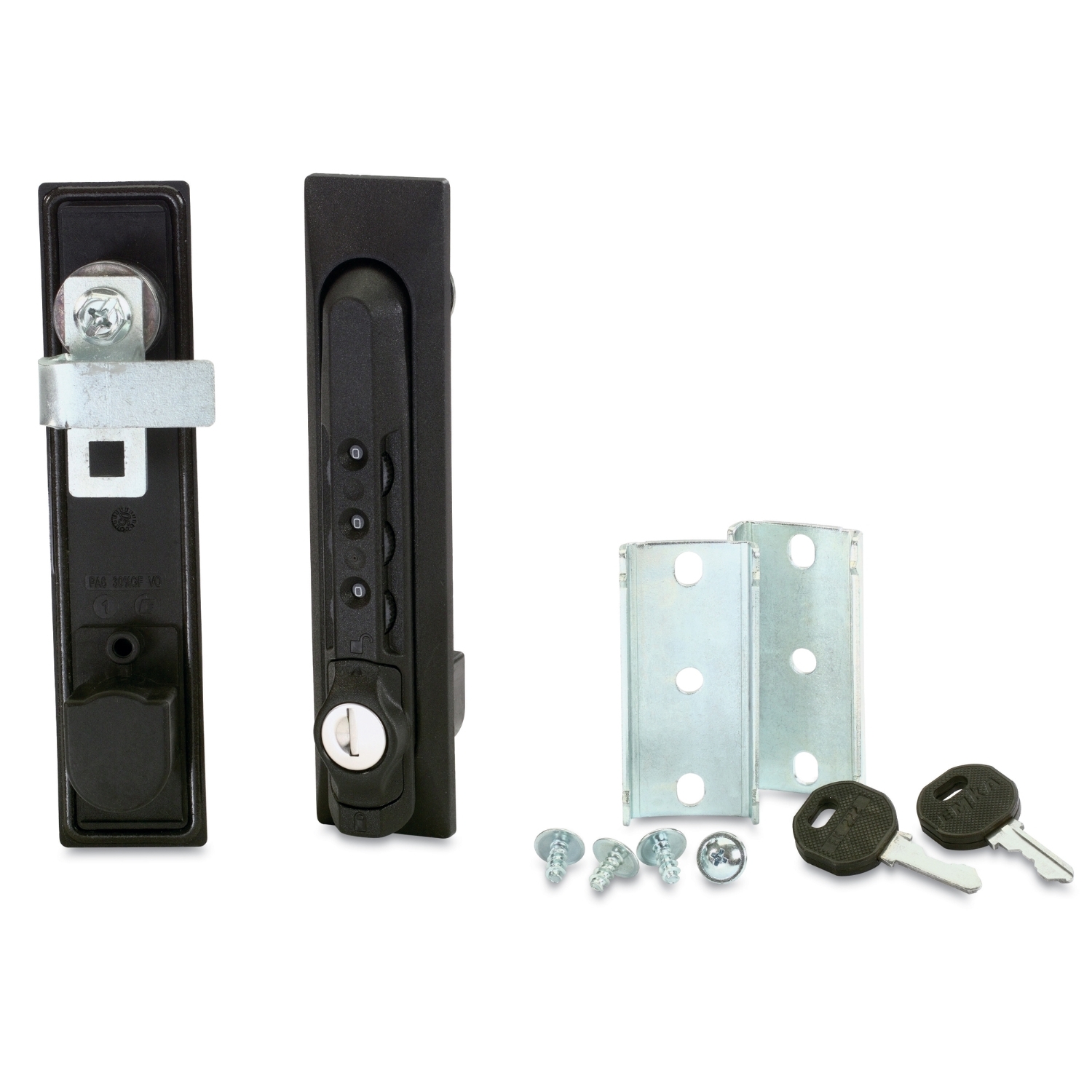 Combination Lock Handles (Qty 2) for NetShelter SX / SV / VX Enclosures Front View