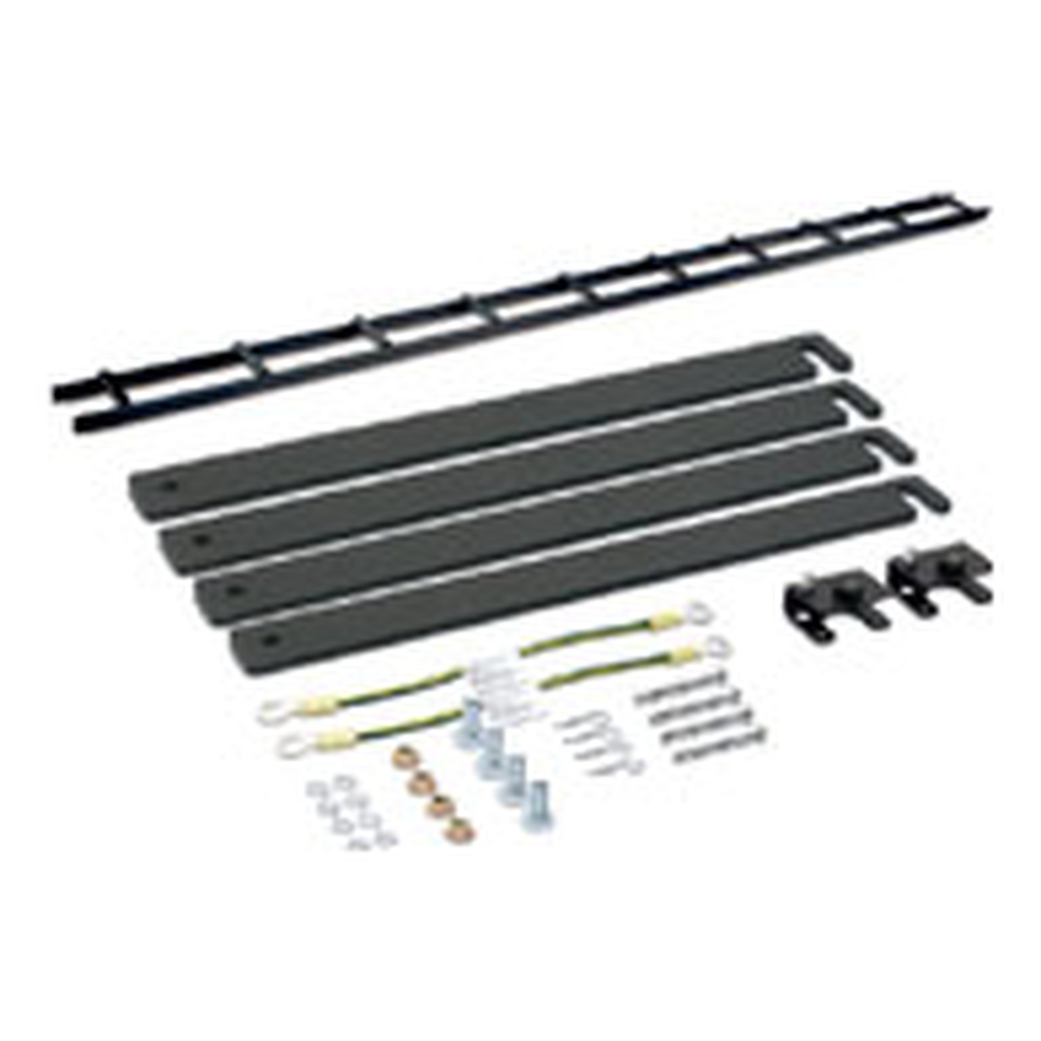 APC NetShelter Cable Management, Data Cable Ladder, with Ladder Attachment Kit, Black, 152 x 3023 x 51 mm Back View