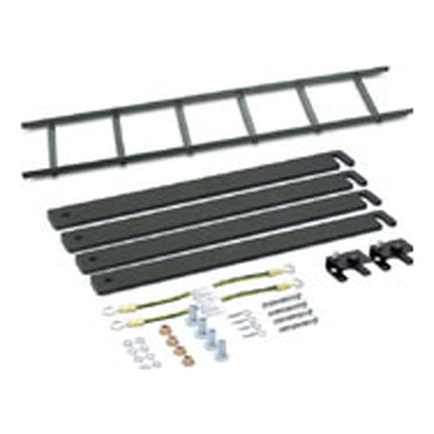 APC NetShelter Cable Management, Power Cable Ladder, with Ladder Attachment Kit, Black, 305 x 3023 x 51 mm Back View