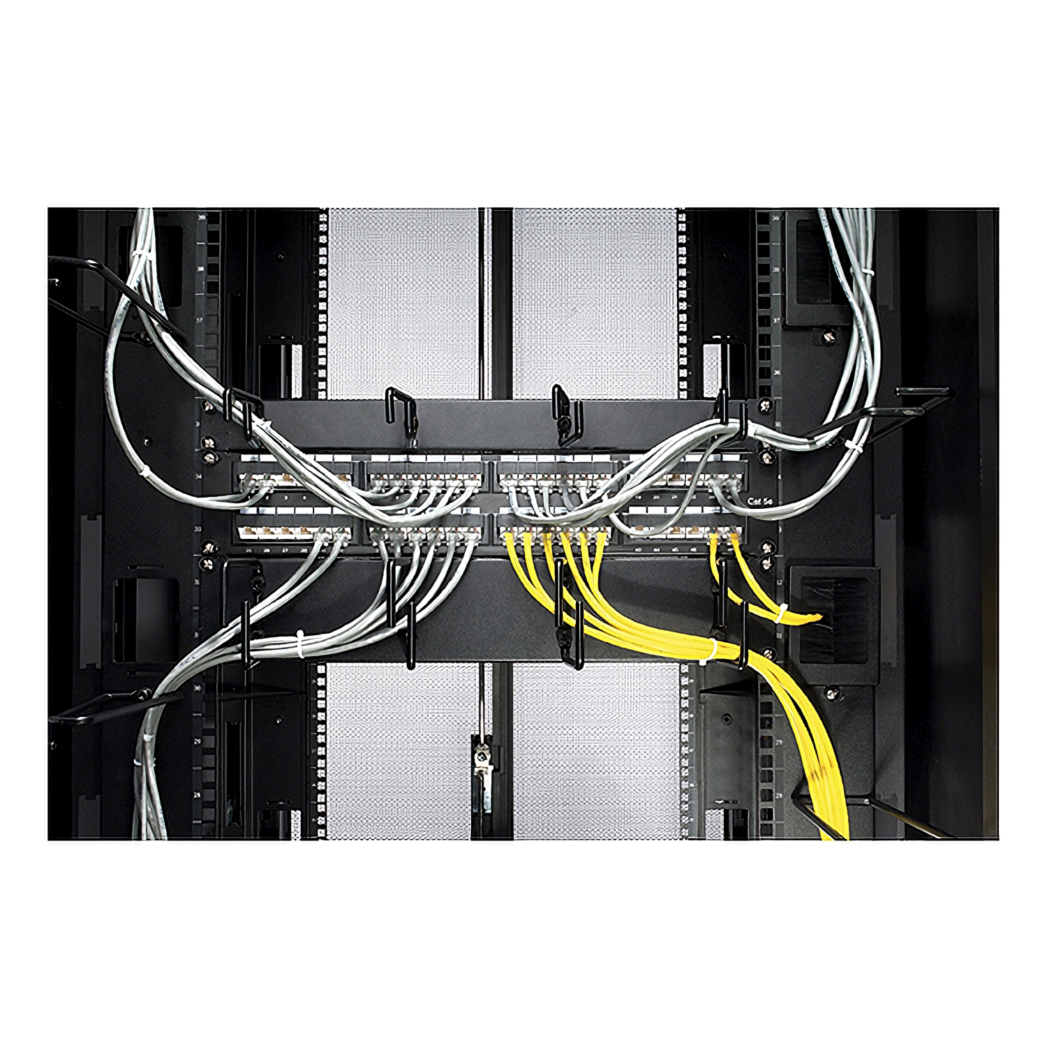 Horizontal Cable Organizer 2U Back View