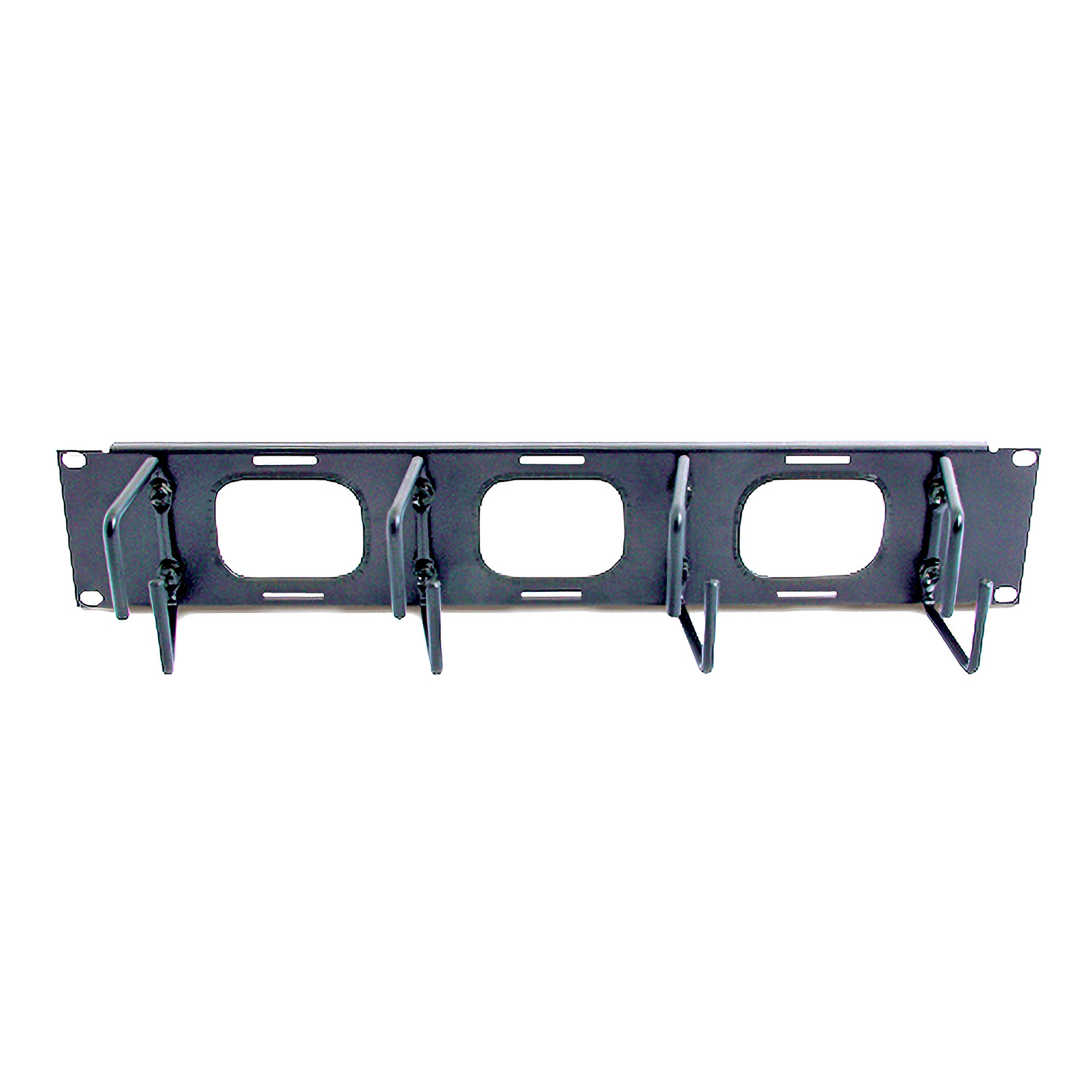 Horizontal Cable Organizer 2U w/pass through holes (AR8428)