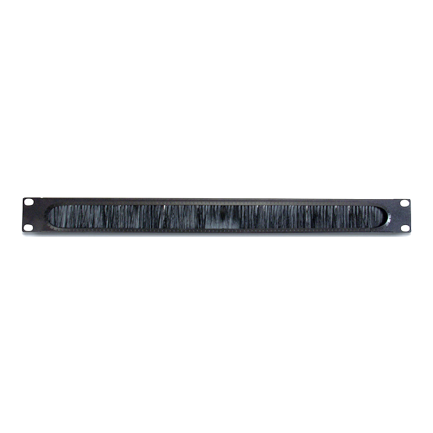 Horizontal Cable Organizer 1U w/brush strip Back View