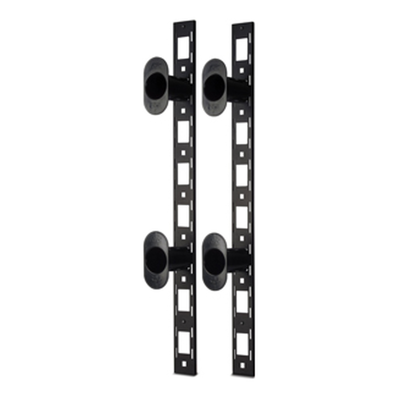 APC NetShelter Cable Management, Vertical Cable Manager, Fiber Organizer, Black, 86 x 766 x 106 mm Back View