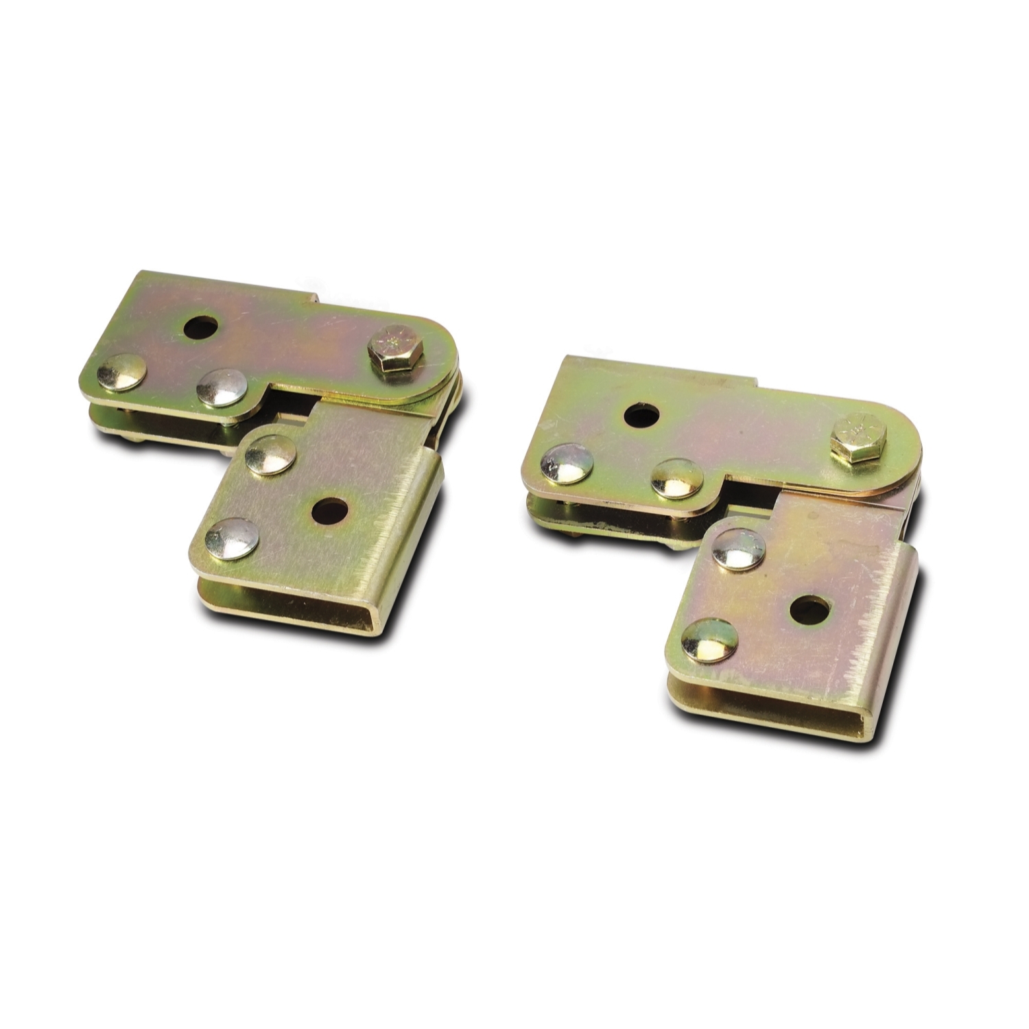 APC NetShelter Cable Management, Cable Ladder Angle Clamp Kit, Black Front View