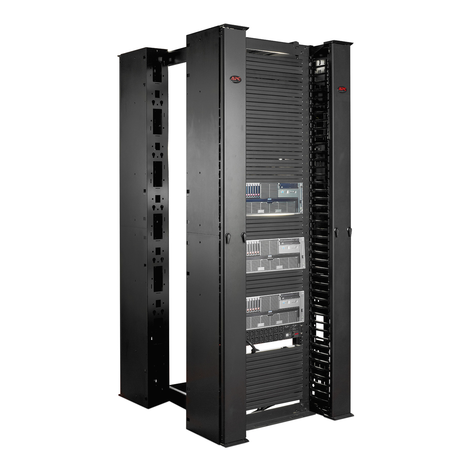 Performance,Vertical Cable Manager for 2 & 4 Post Racks, 84