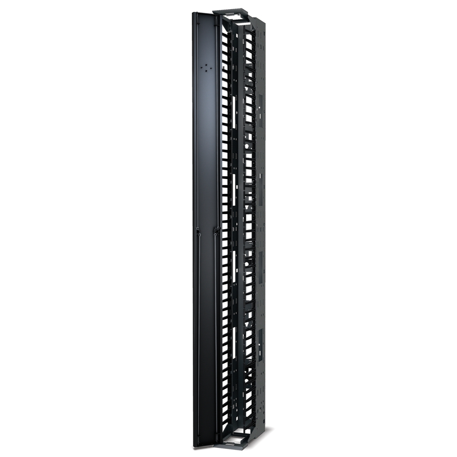 Performance,Vertical Cable Manager for 2 & 4 Post Racks, 84"H x 6"W, Single-Sided with Door View 5