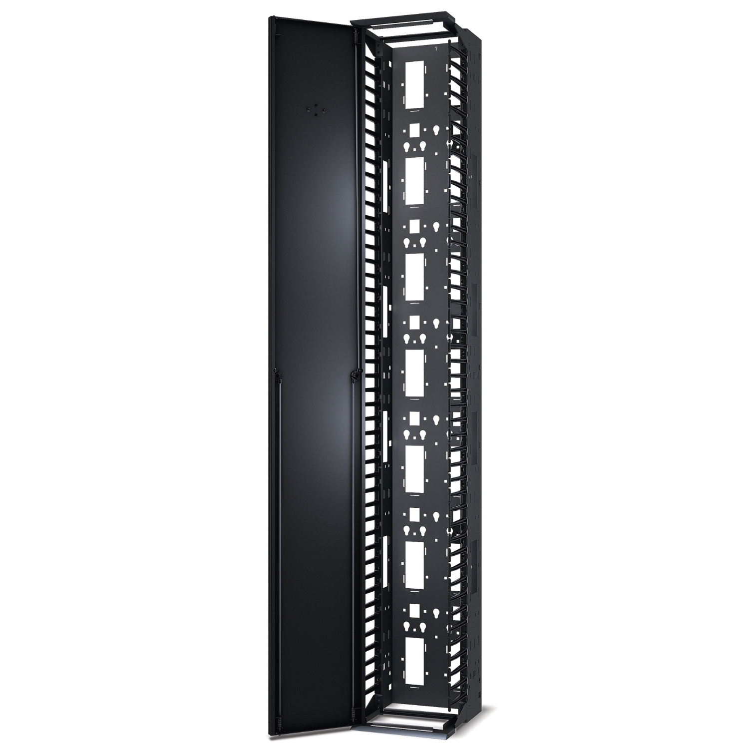 Performance, Vertical Cable Manager for 2 & 4 Post Racks, 84"H x 12"W, Single-Sided with Door View 5