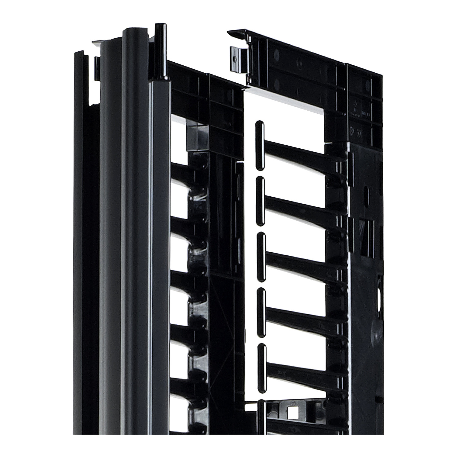 Valueline, Vertical Cable Manager for 2 & 4 Post Racks, 84"H X 6"W, Single-Sided with Door View 4