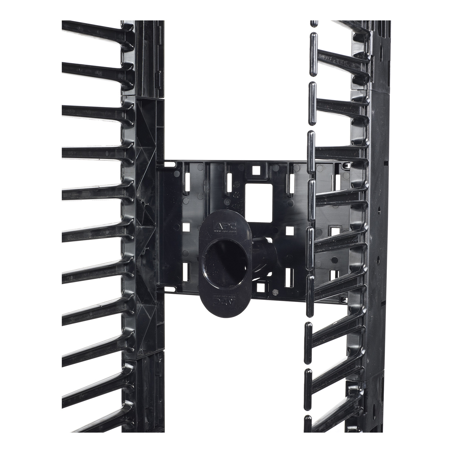 Valueline, Vertical Cable Manager for 2 & 4 Post Racks, 84"H X 12"W, Double-Sided with Doors View 11