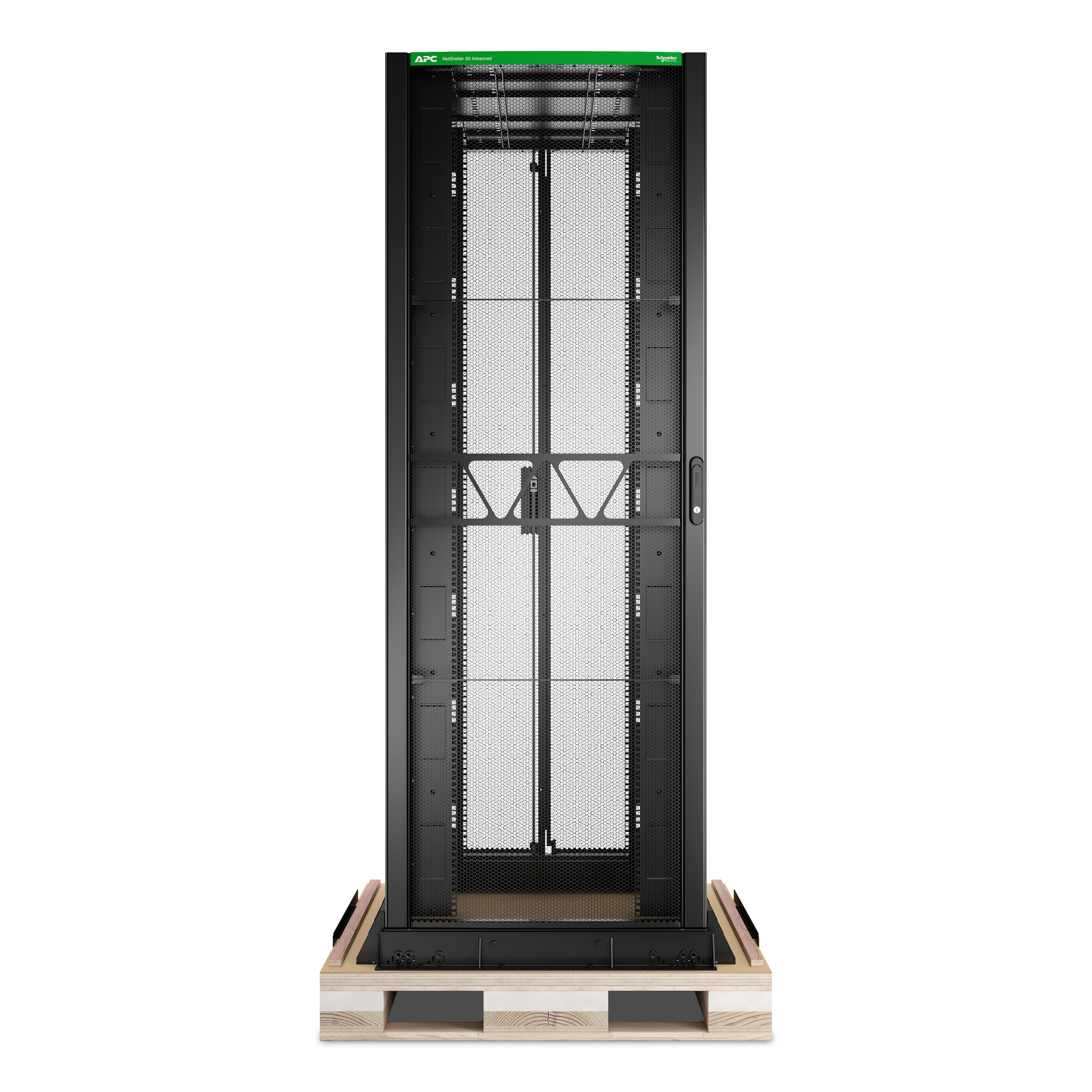 APC NetShelter SX Advanced Rack, High Strength, 48U, 2258H x 800W x 1295D mm, with Shock Package, Black [TAA] Hardware Detail