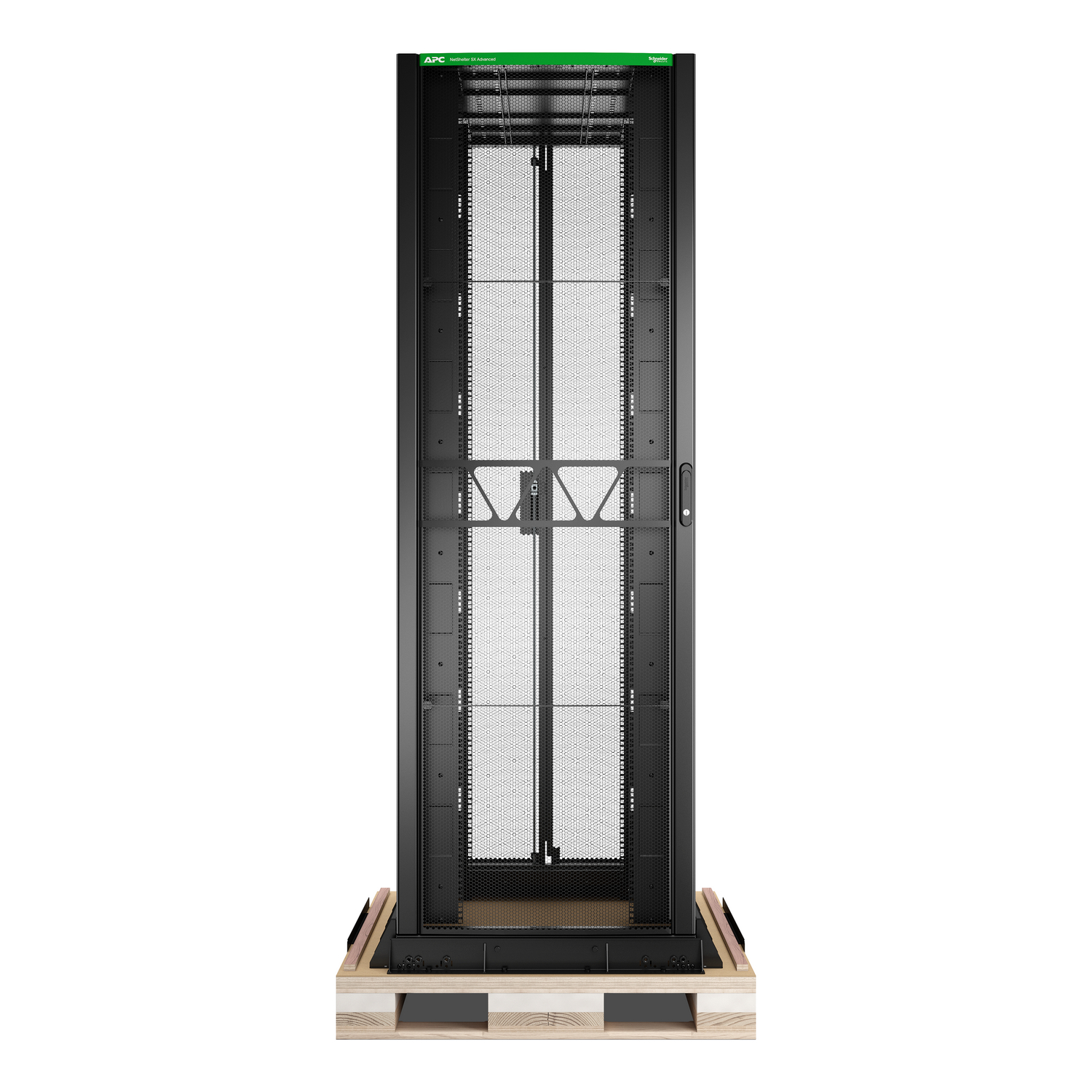 APC NetShelter SX Advanced Rack, High Strength, 52U, 2436H x 800W x 1295D mm, with Shock Package, Black [TAA] Hardware Detail