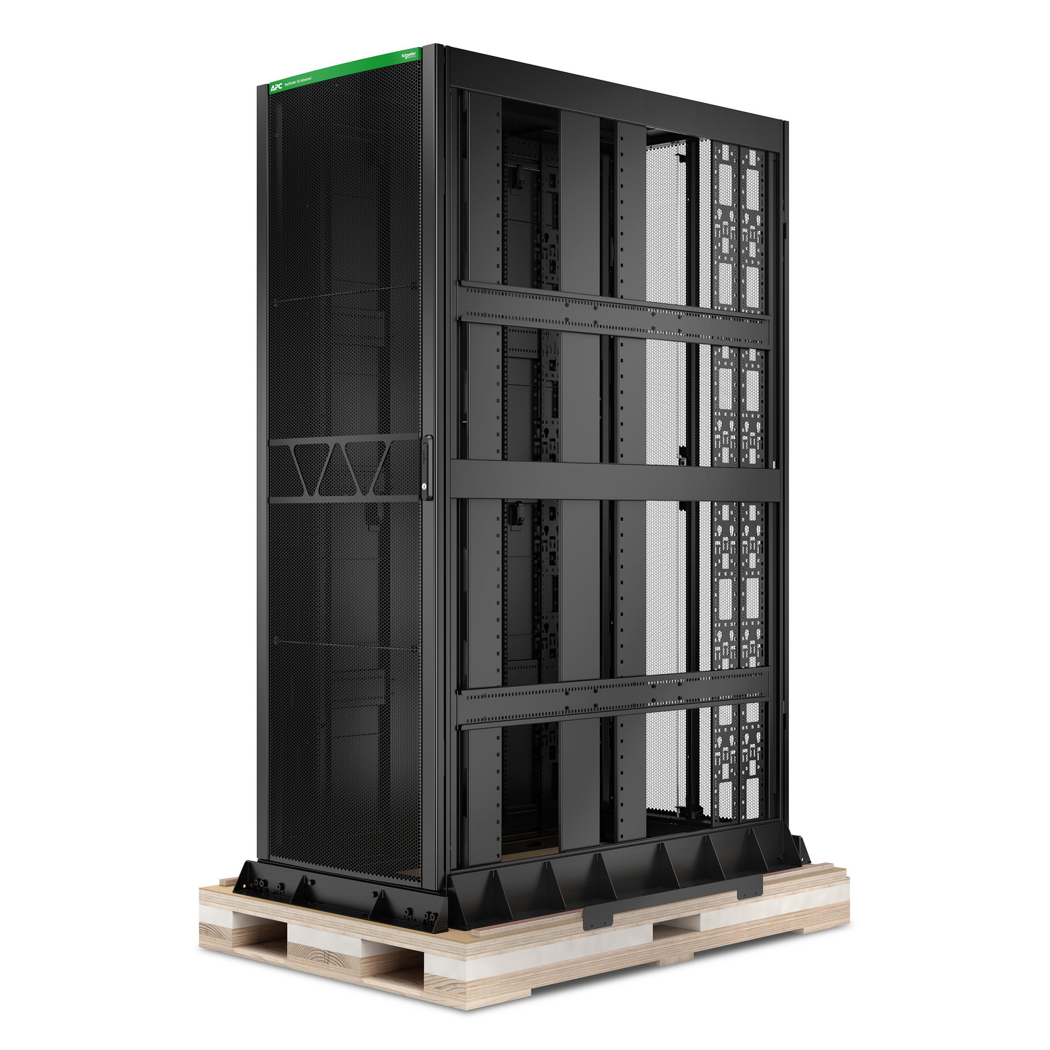 APC NetShelter SX Advanced Rack, High Strength, 48U, 2258H x 750W x 1470D mm, with Shock Package, Black [TAA] Hardware Detail