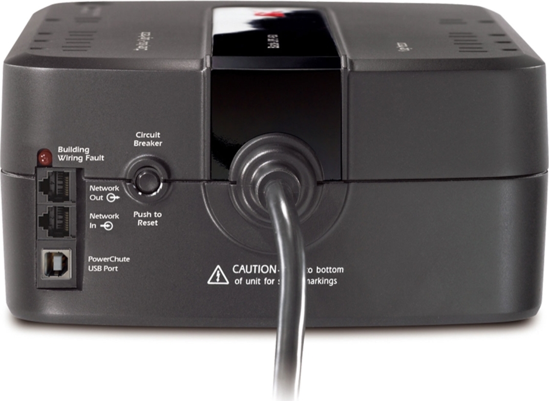 APC Back-UPS ES 550VA, 120V, 8 NEMA outlets (4 surge) Hardware Detail