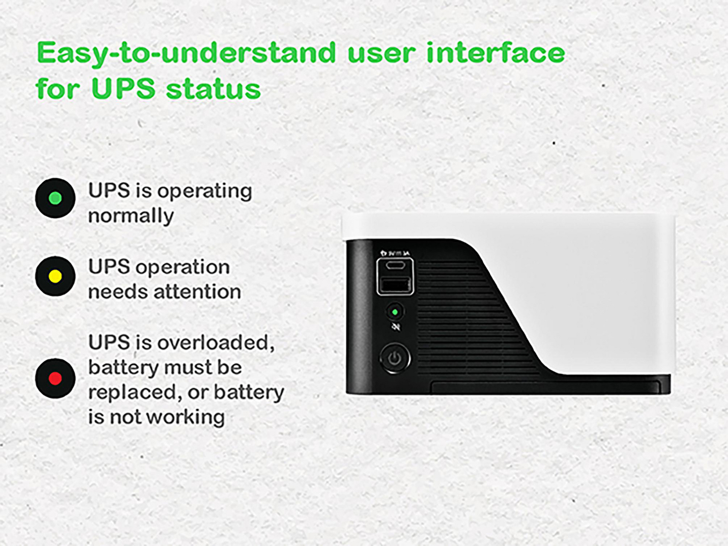 APC Back-UPS, 700VA/420W, Floor/Wall Mount, 120V, 6x NEMA 5-15R outlets, USB Type A + C Ports, Battery is not user replaceable View 11