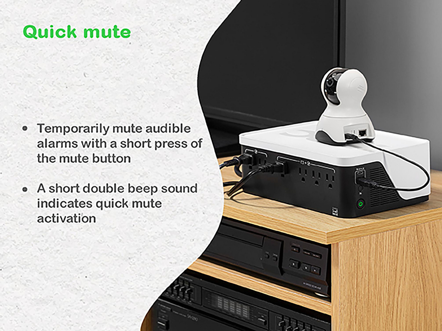 APC Back-UPS, 700VA/420W, Floor/Wall Mount, 120V, 6x NEMA 5-15R outlets, USB Type A + C Ports, Battery is not user replaceable View 8