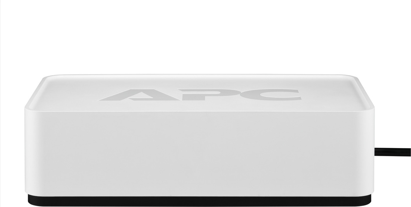 APC Back-UPS, 900VA/540W, Floor/Wall Mount, 120V, 8x NEMA 5-15R outlets, USB Type A + C Ports Front View