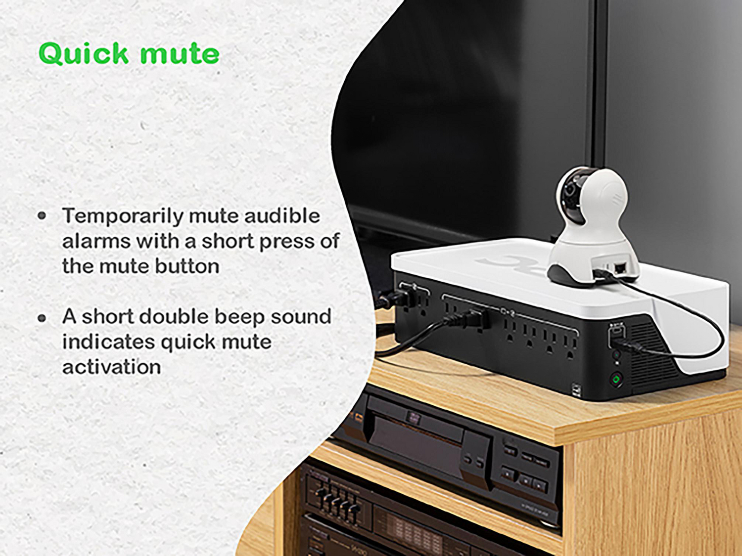 APC Back-UPS, 900VA/540W, Floor/Wall Mount, 120V, 8x NEMA 5-15R outlets, USB Type A + C Ports View 7