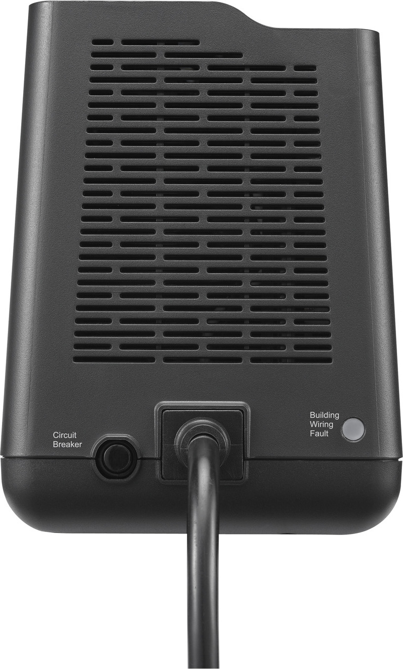 APC Back-UPS Connect  450VA, 120V, 6 NEMA outlets (2 surge), Battery is not user replaceable Back View