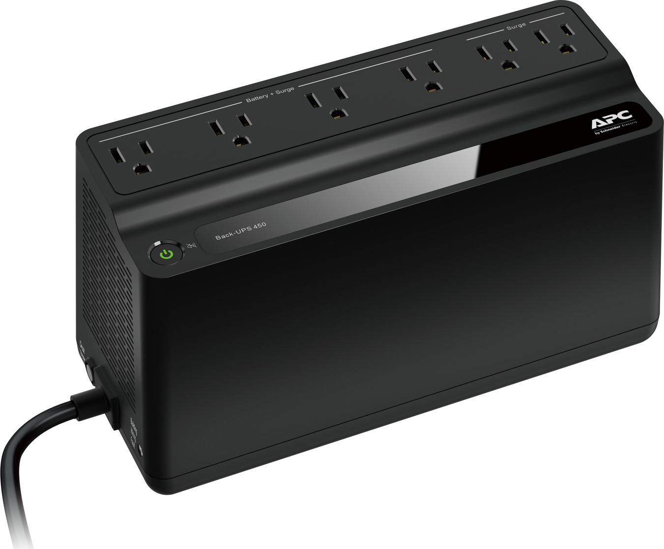 APC Back-UPS Connect  450VA, 120V, 6 NEMA outlets (2 surge), Battery is not user replaceable View 4