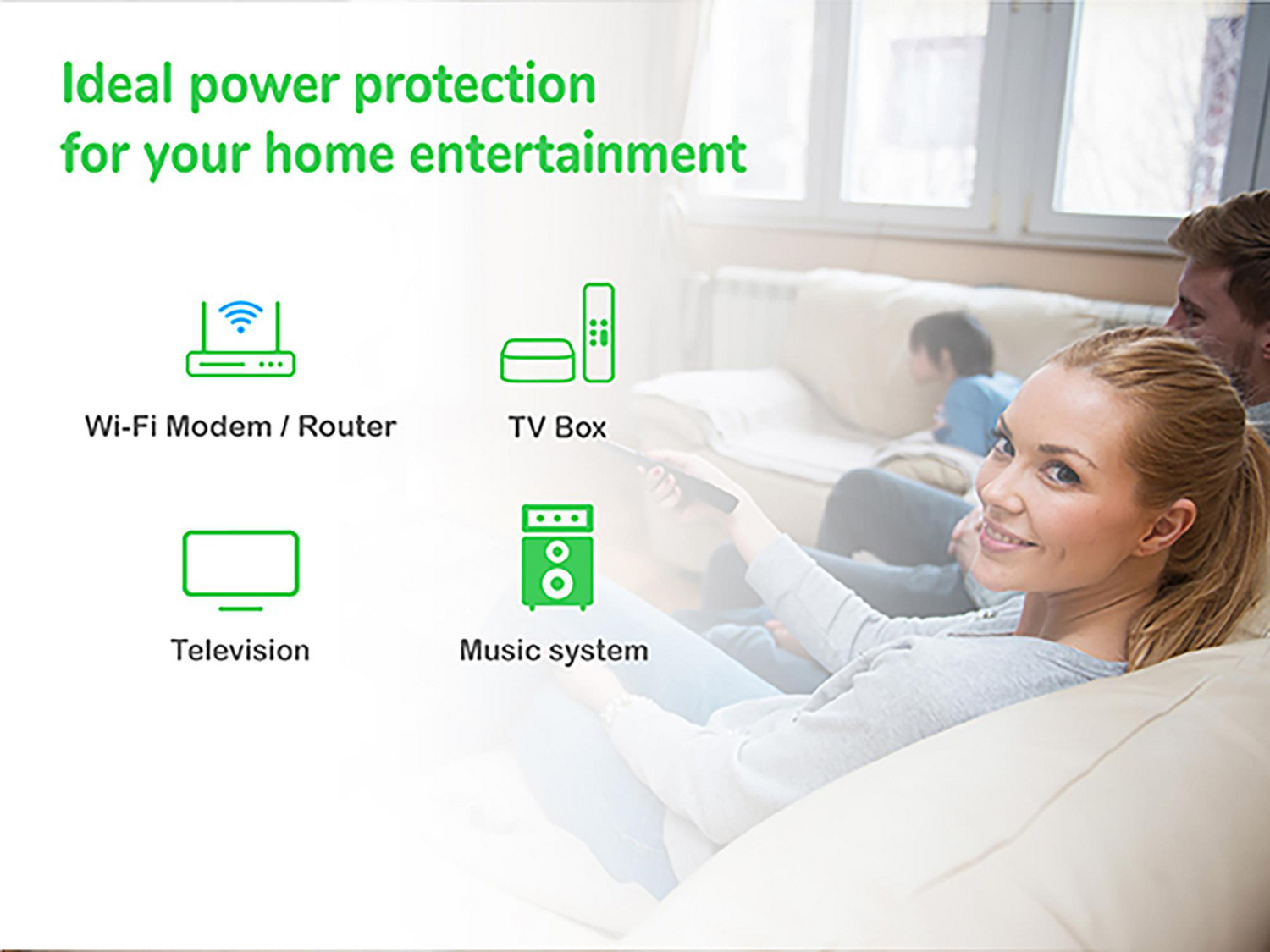 APC Back UPS, 1200VA/650W, Tower, 120V, 8x NEMA 5-15R outlets, USB Type A + C Ports, User Replaceable Battery View 4