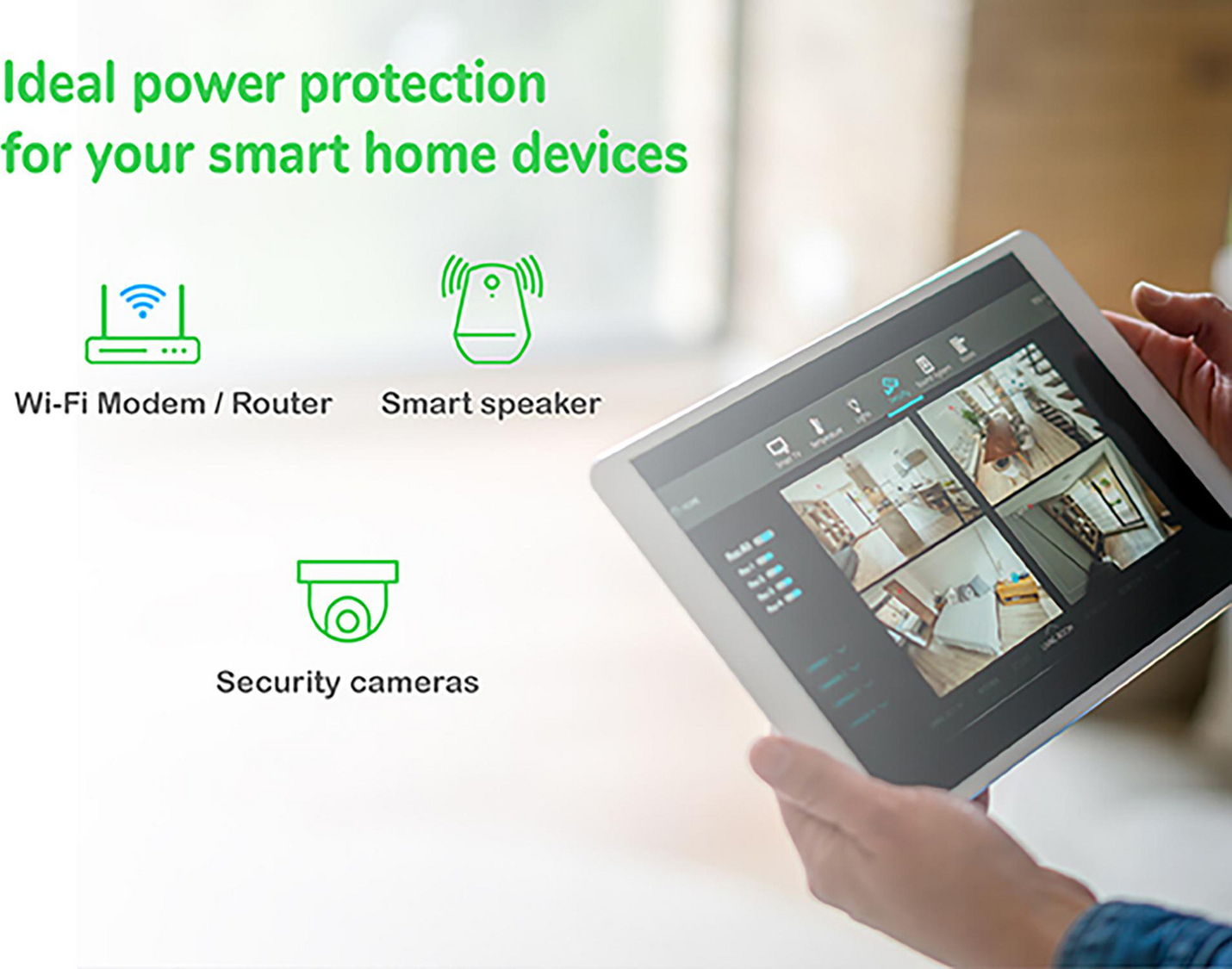 APC Back UPS, 1200VA/650W, Tower, 120V, 8x NEMA 5-15R outlets, USB Type A + C Ports, User Replaceable Battery View 6