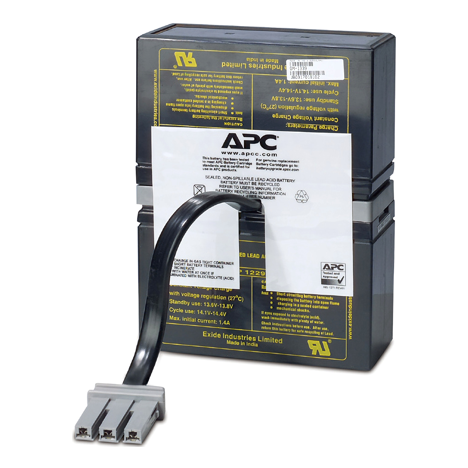 APC Replacement Battery Cartridge #32 Back View