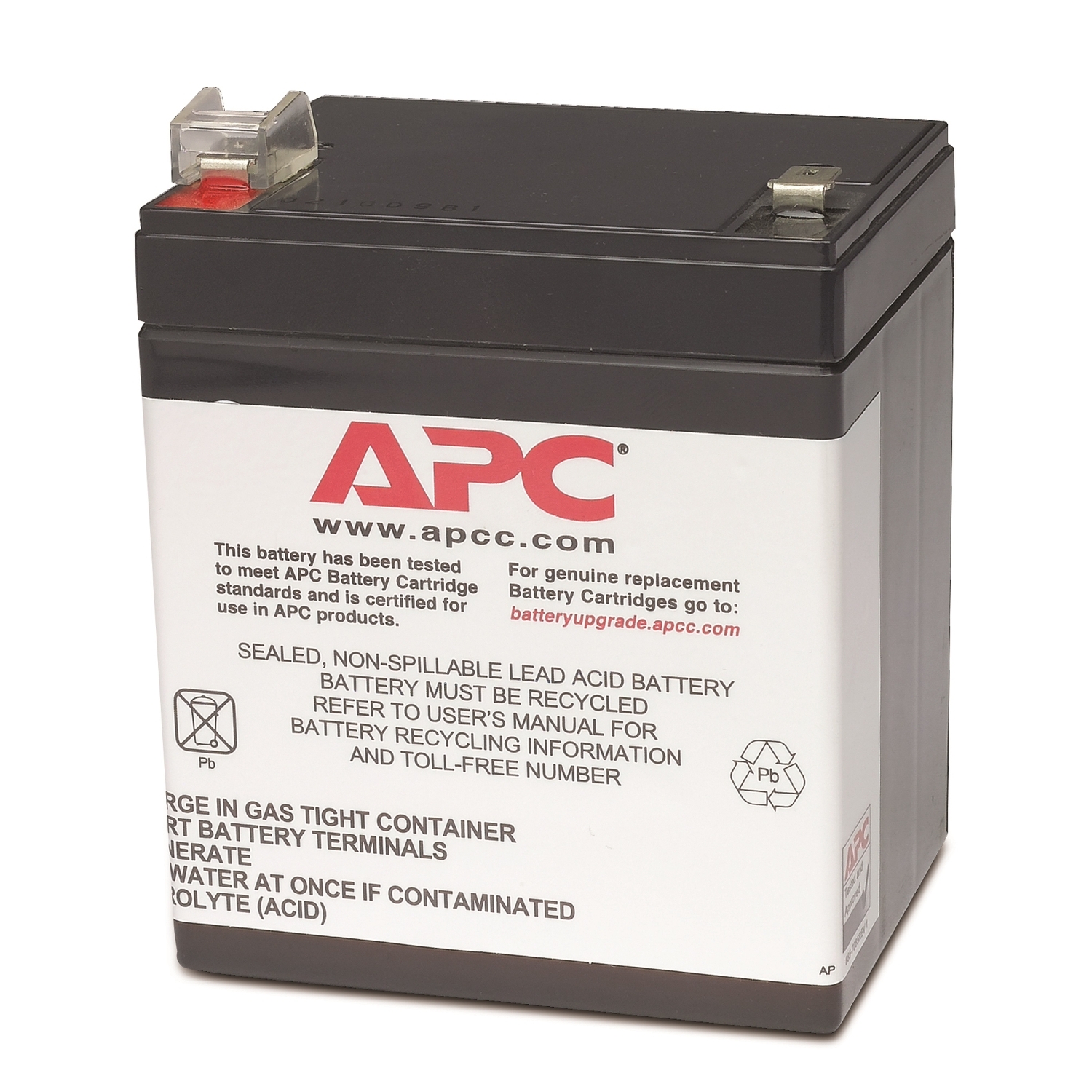APC Replacement Battery Cartridge #46 with 2 Year Warranty Front View