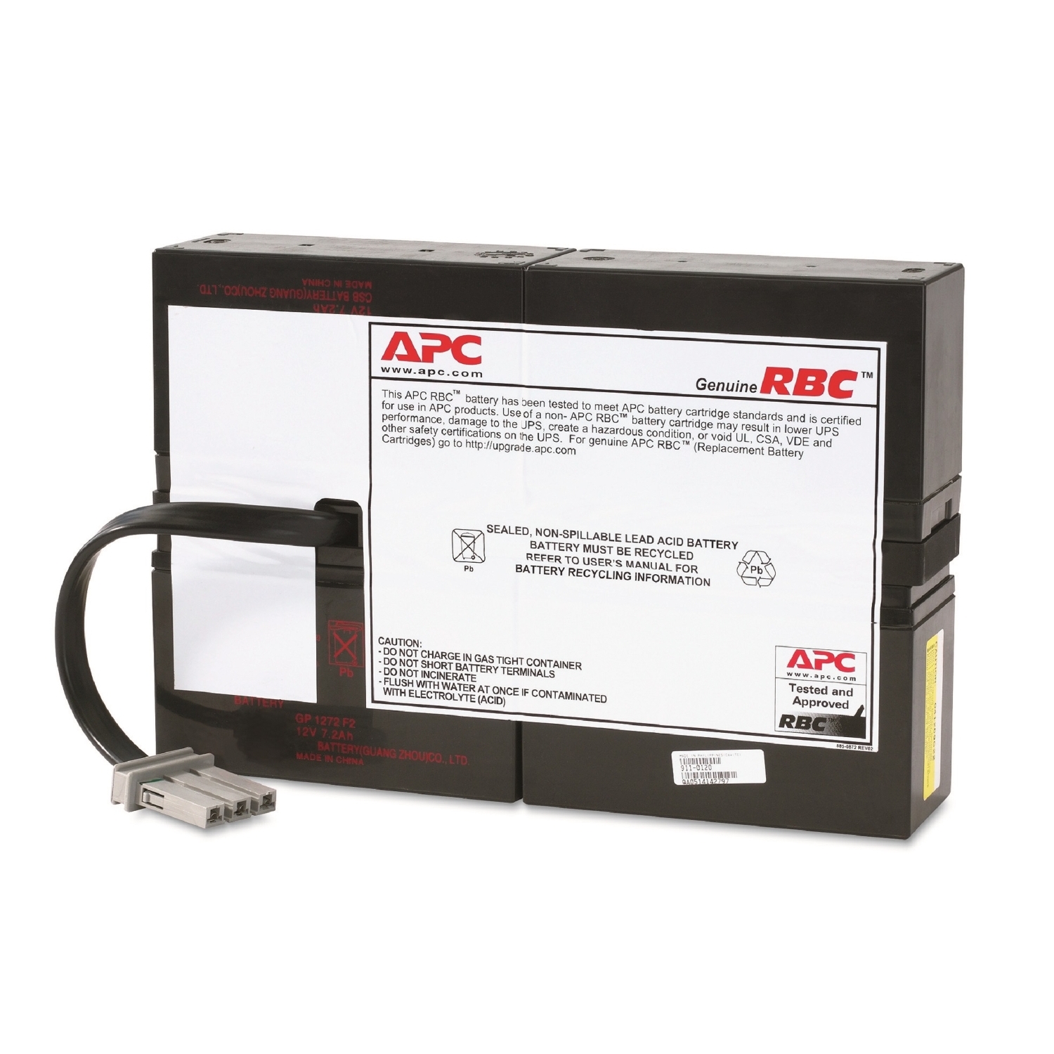 APC Replacement Battery Cartridge #59 with 2 Year Warranty Front View