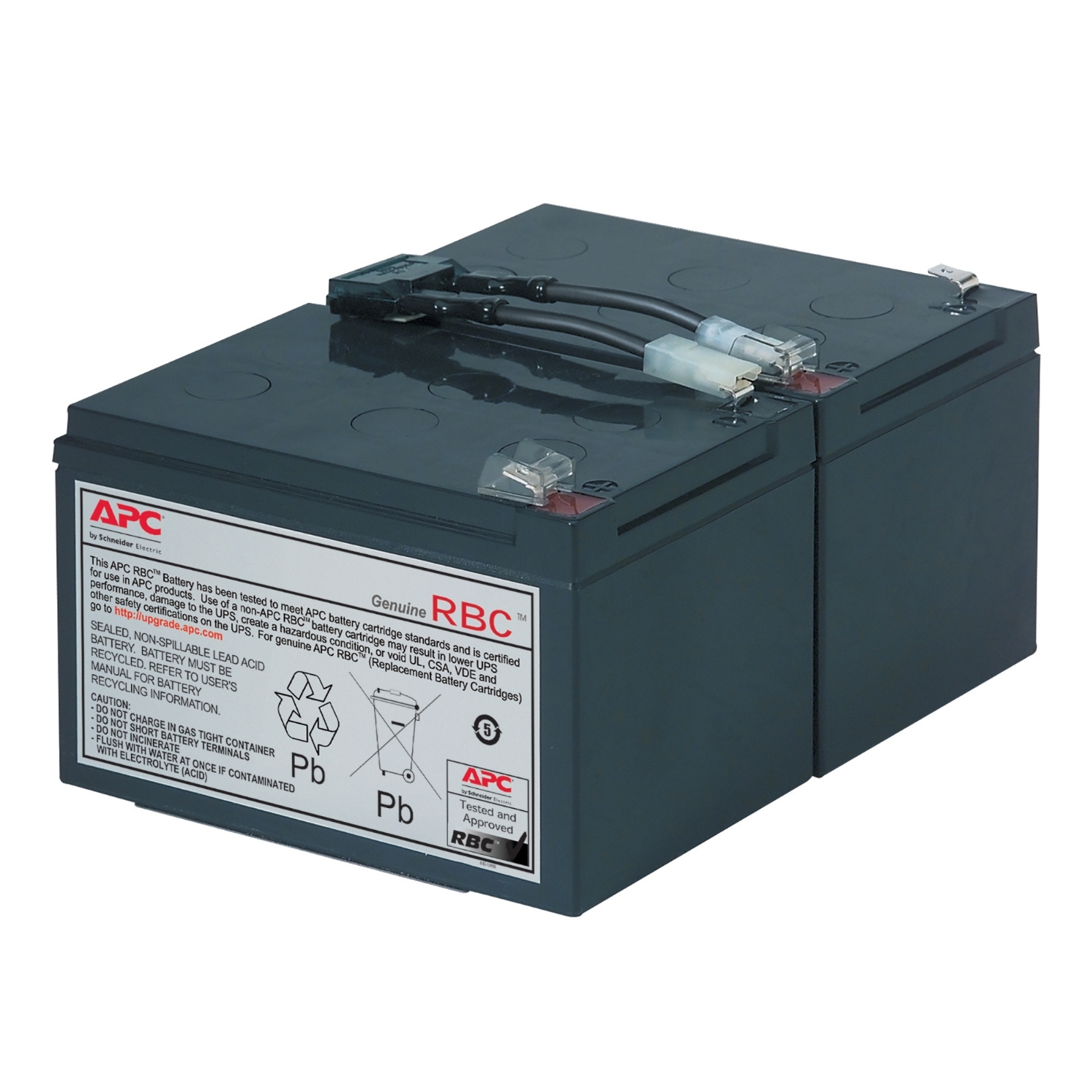 APC Replacement Battery Cartridge, VRLA battery (RBC6)