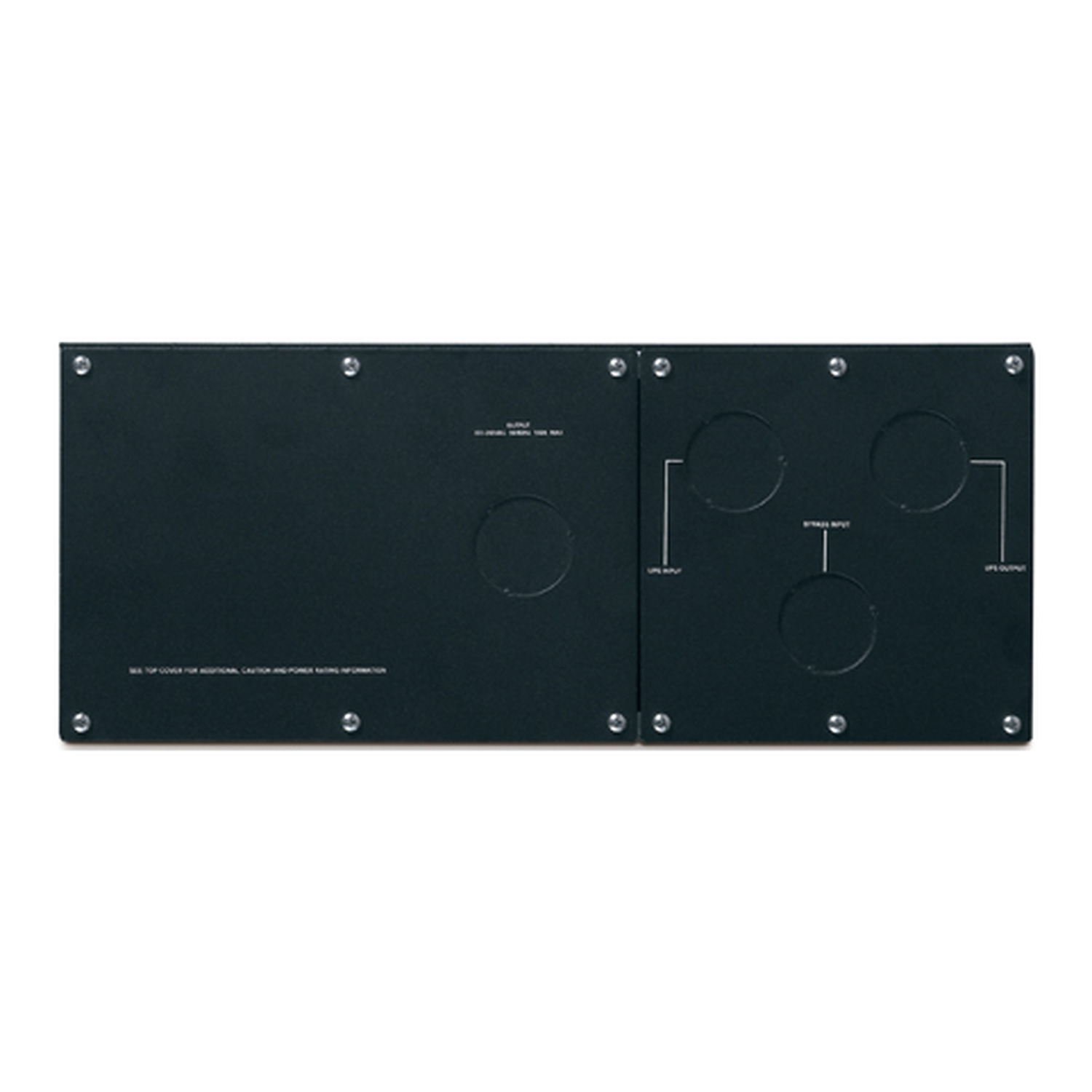 APC Service Bypass Panel 200/208/240 V, 100 A, MBB, Hardwire input/output Hardware Detail