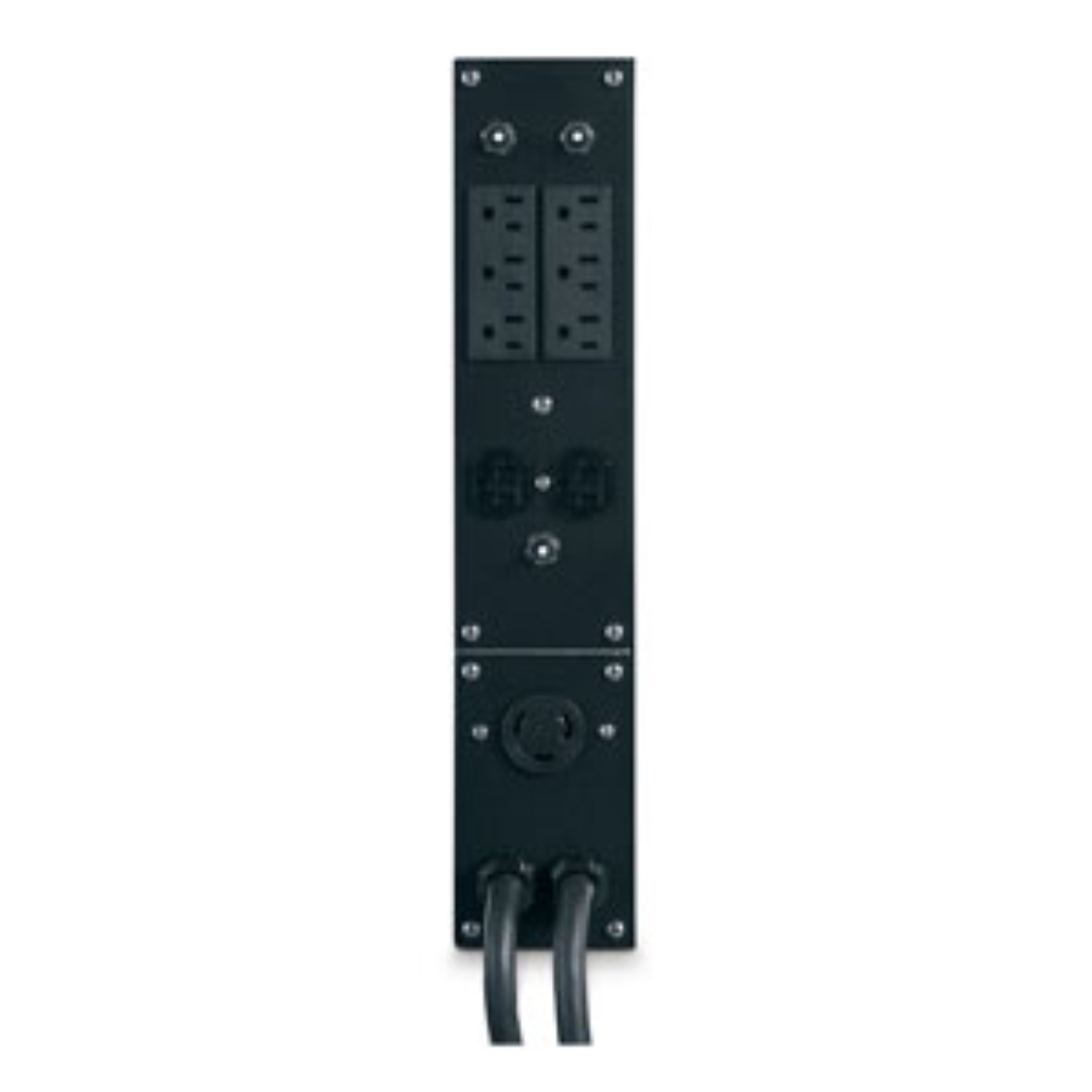 APC Service Bypass Panel- 100-120V; 30A; BBM; L5-30P input; (2) 5-20R (6) 5-15R output Front View