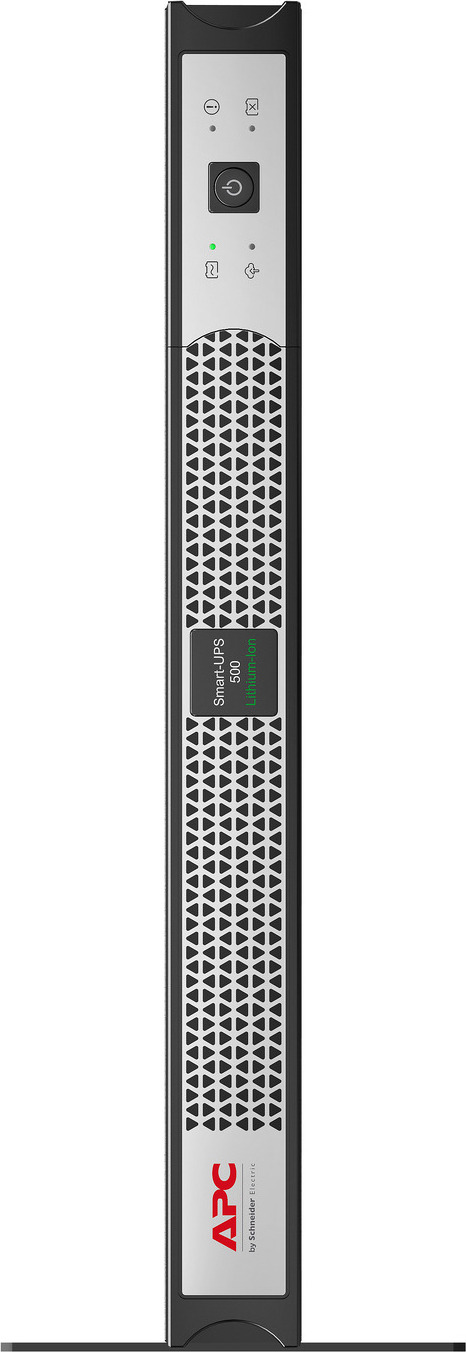 APC Smart-UPS, Line Interactive, 500VA, Lithium-ion, Rackmount 1U, 120V, 4x NEMA 5-15R outlets, SmartConnect Port, Short Depth View 4