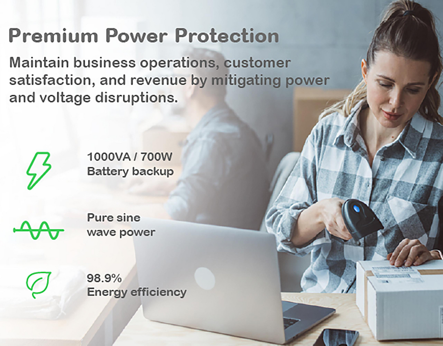 APC Smart-UPS, Line Interactive, 1000VA, Rackmount 2U, 120V, 6x NEMA 5-15R outlets, SmartConnect Port+SmartSlot, AVR, LCD View 6