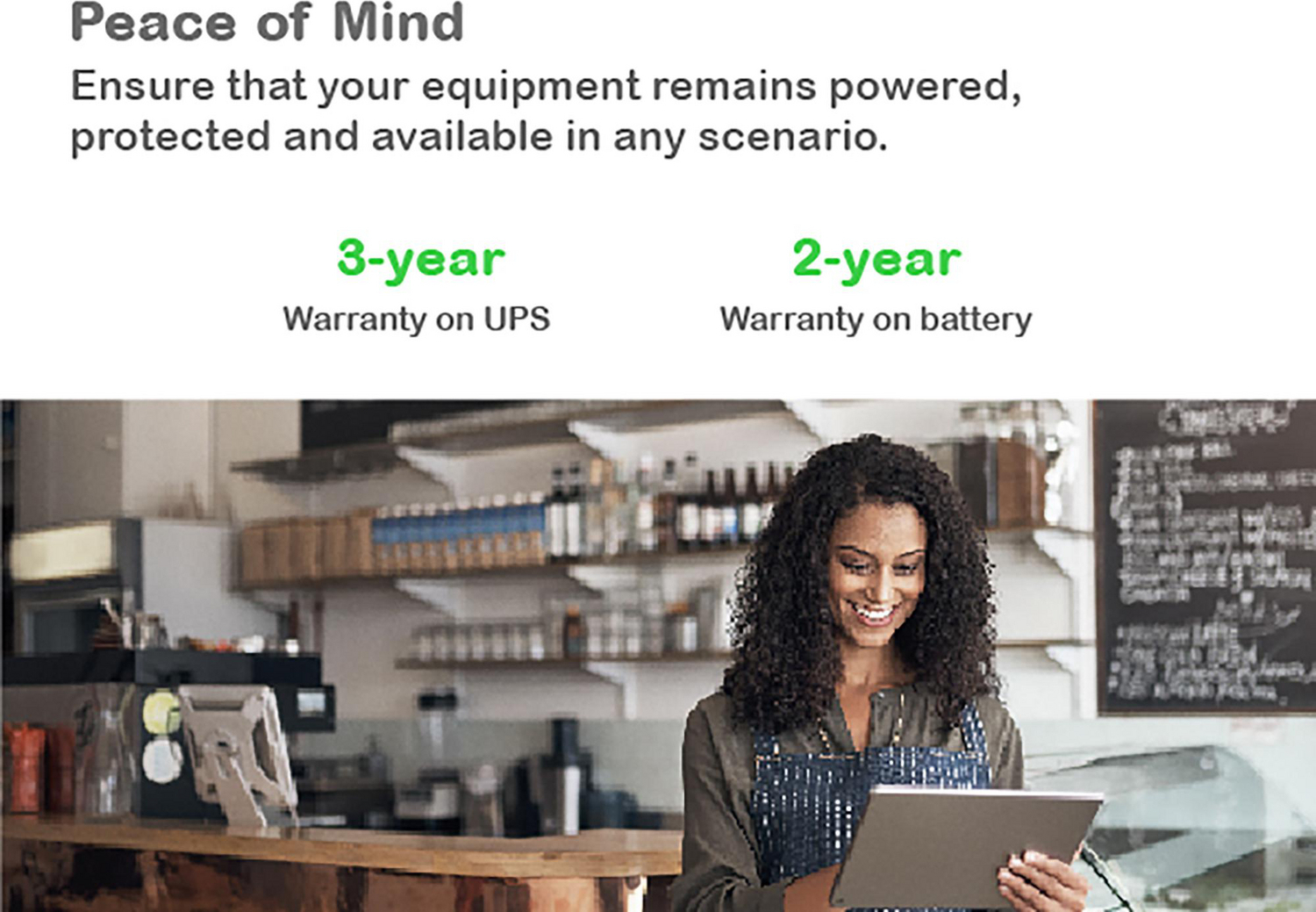 APC Smart-UPS, Line Interactive, 1500VA, Tower, 120V, 8x NEMA 5-15R outlets, SmartConnect Port+Network Card, AVR, LCD Hardware Detail