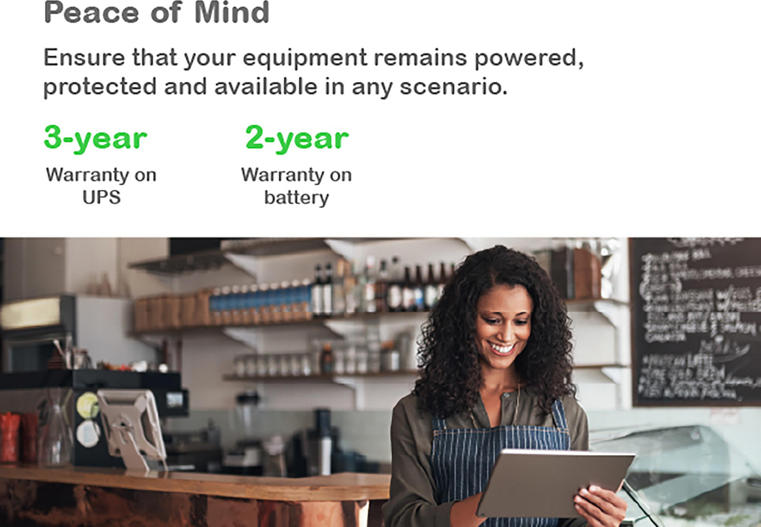 APC Smart-UPS, Line Interactive, 3kVA, Tower, 120V, 8 NEMA 5-15R+2 NEMA 5-20R outlets, SmartConnect Port+SmartSlot, AVR, LCD View 7