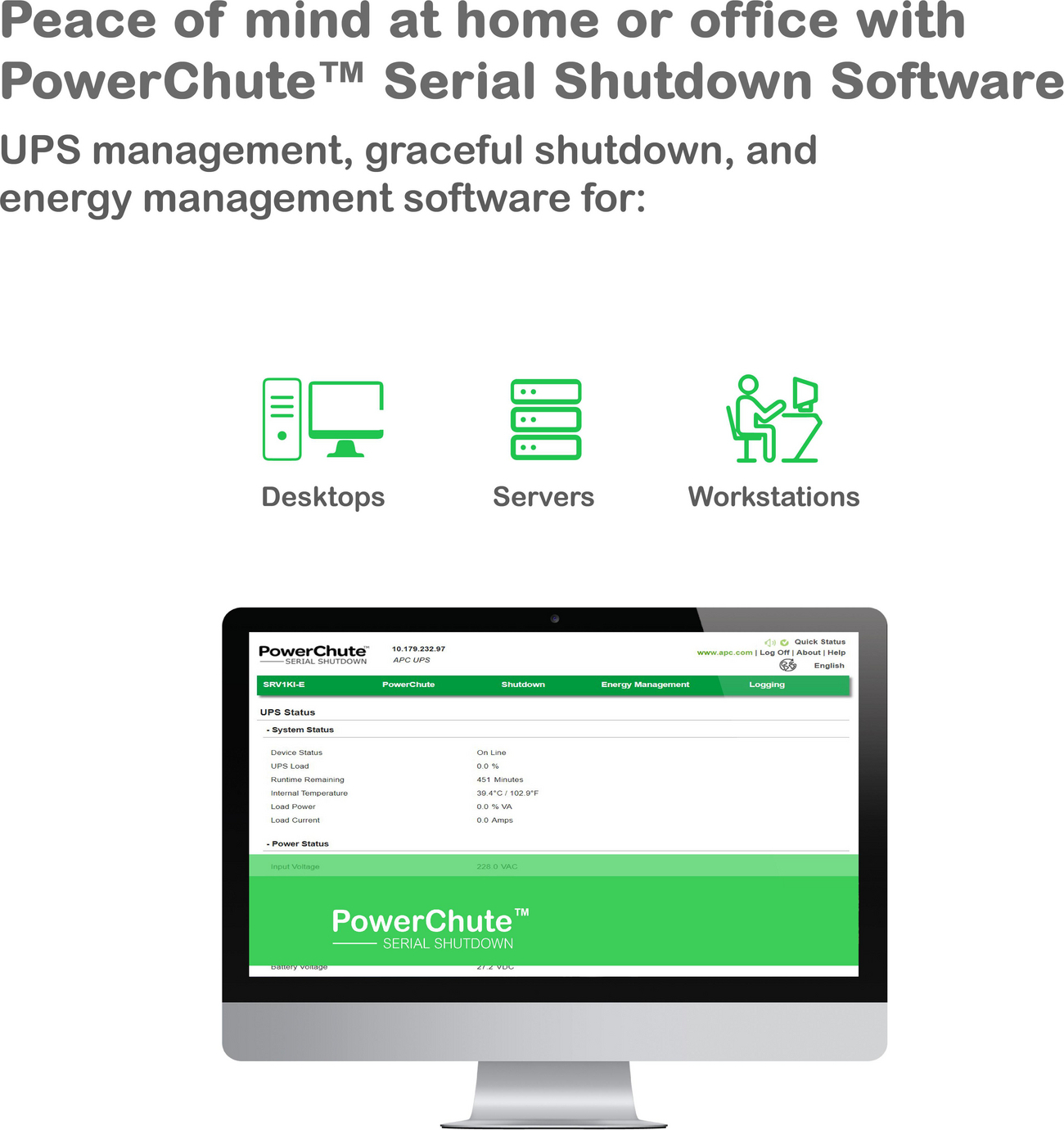 APC Smart-UPS, Line Interactive, 1000VA, Lithium-ion, Rackmount 2U, 120V, 6x NEMA 5-15R outlets, SmartConnect Port+SmartSlot, Short Depth, AVR, LCD View 10