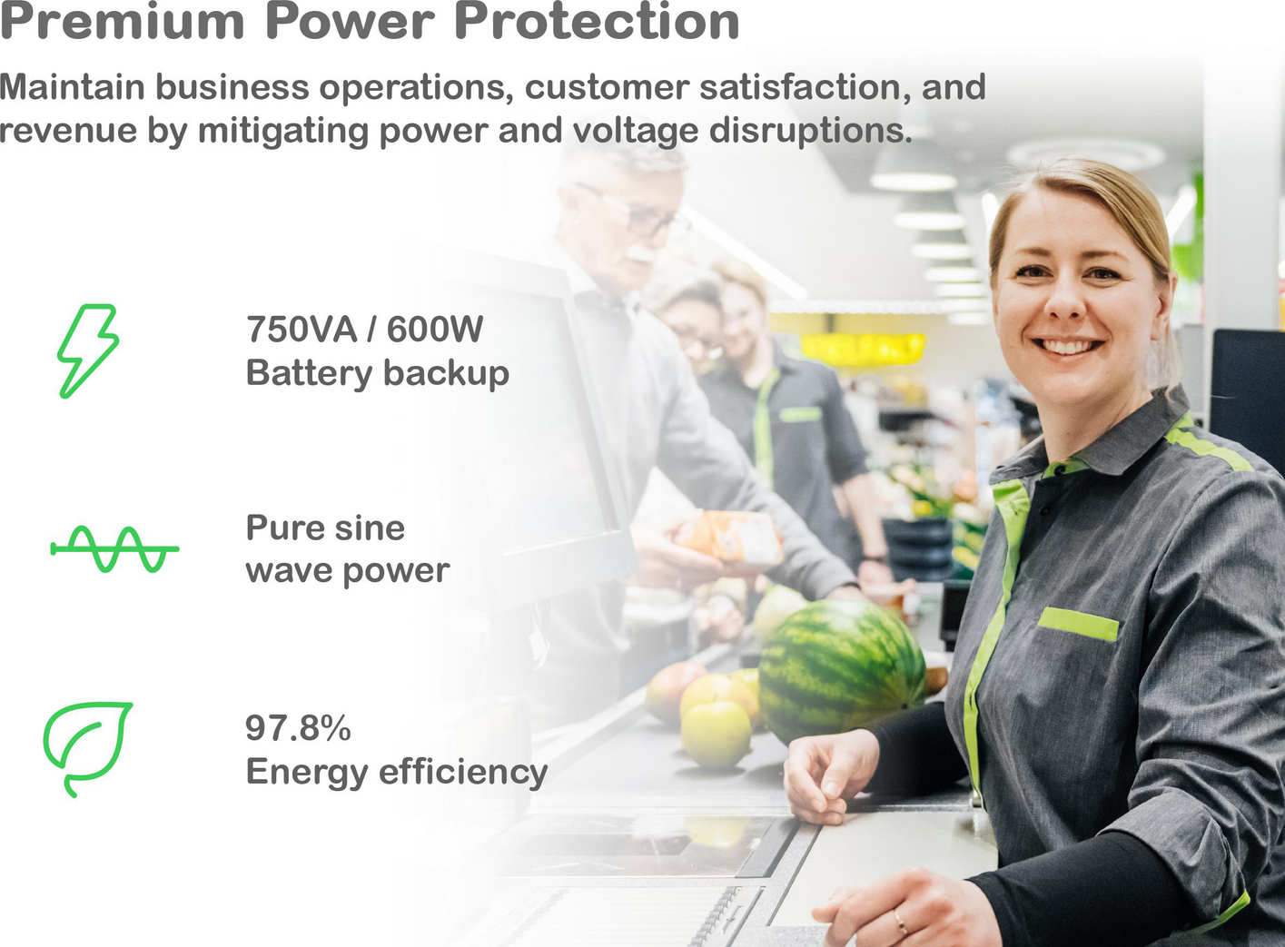 APC Smart-UPS, Line Interactive, 750VA, Lithium-ion, Rackmount 2U, 120V, 6x NEMA 5-15R outlets, SmartConnect Port+Network Card, Short Depth, AVR View 5