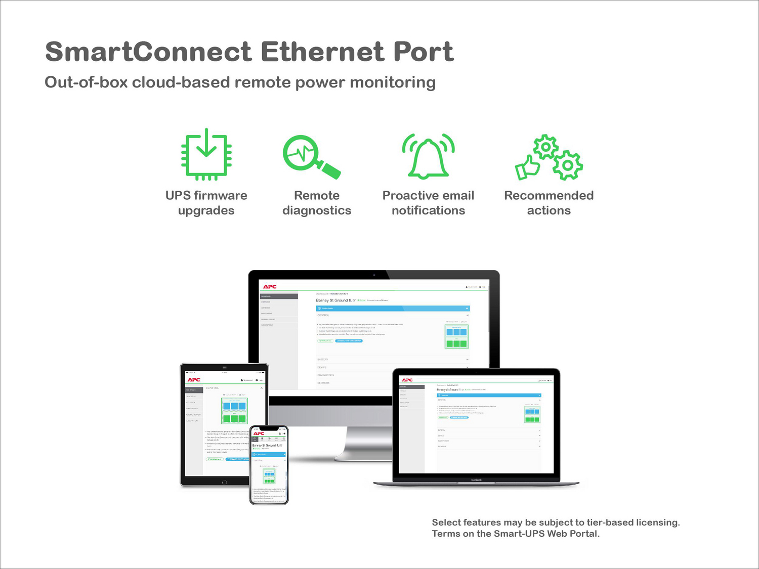 APC Smart-UPS X, Line Interactive, 1000VA, Rack/tower convertible 2U, 120V, 8x 5-15R NEMA, SmartConnect port+NMC, Extended runtime View 7
