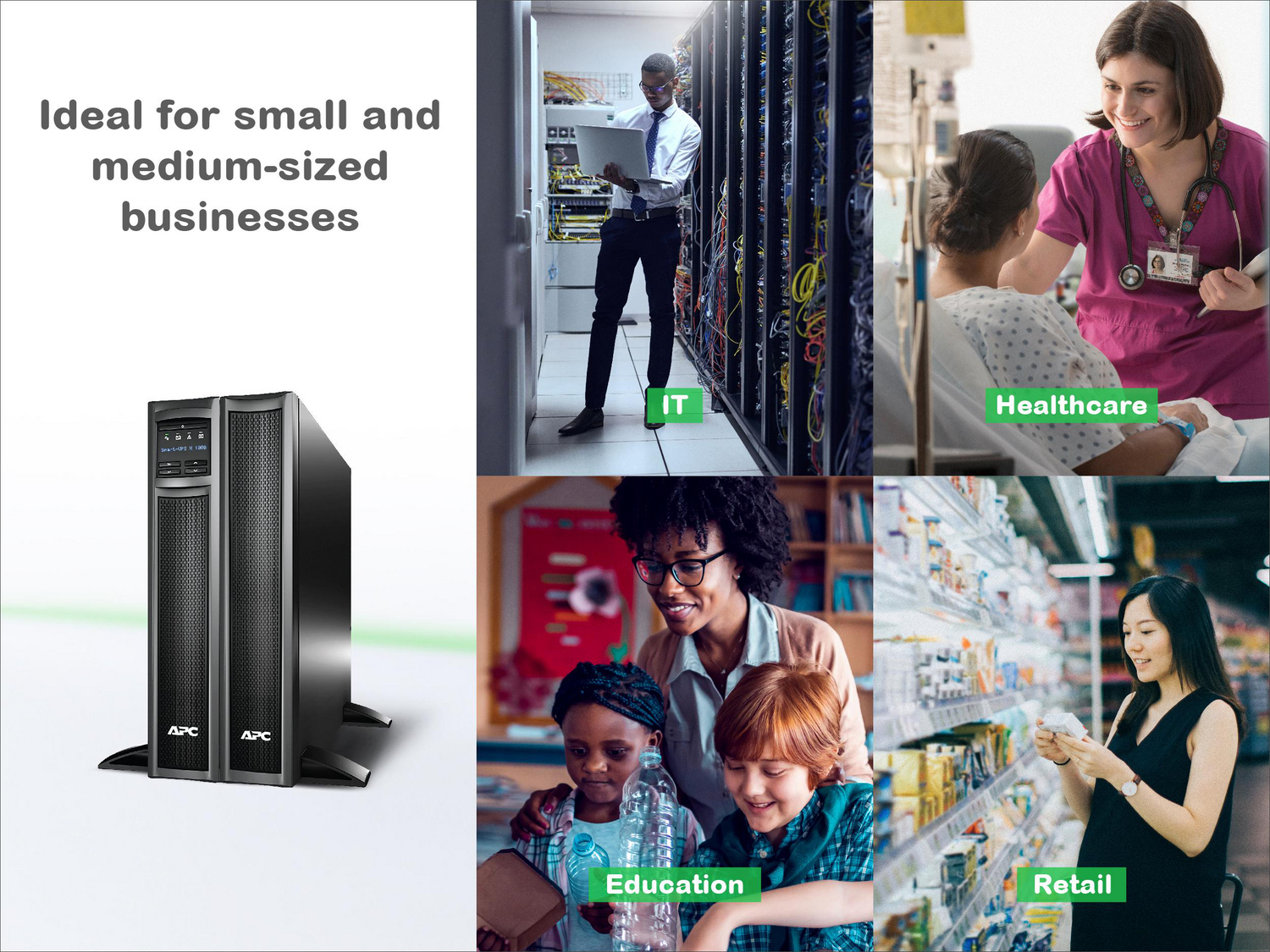 APC Smart-UPS X, Line Interactive, 1000VA, Rack/tower convertible 2U, 120V, 8x 5-15R NEMA, SmartConnect port+NMC, Extended runtime View 8