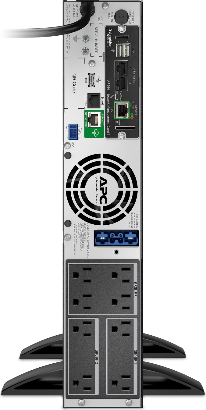 APC Smart-UPS X, Line Interactive, 1500VA, Rack/tower convertible 2U, 120V, 8x 5-15R NEMA, SmartConnect port+NMC, Extended runtime Hardware Detail