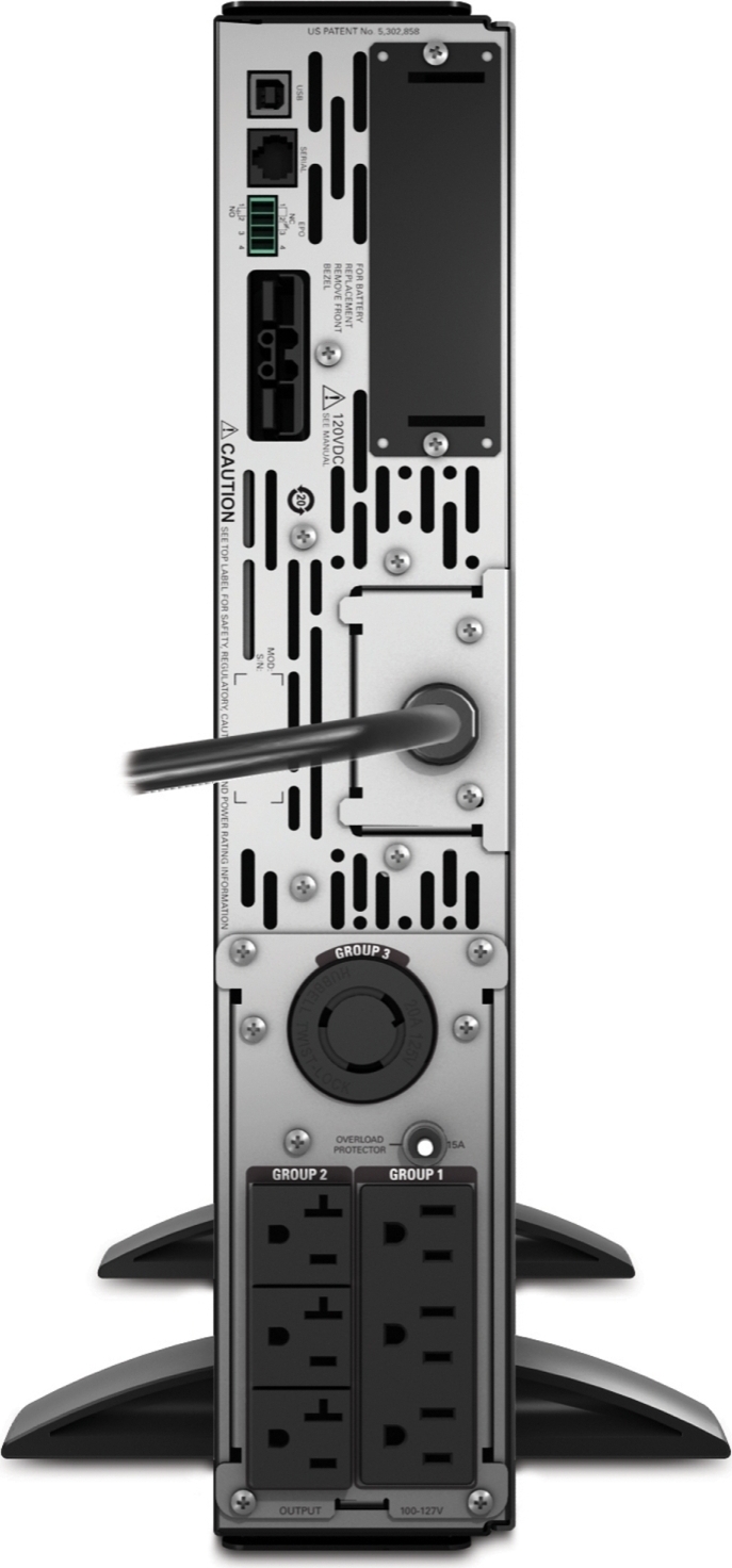 APC Smart-UPS X, Line Interactive, 2000VA, Rack/tower convertible 2U, 100V-127V, 3x 5-15R+3x 5-20R+1x L5-20R NEMA, SmartSlot, Extended runtime View 4