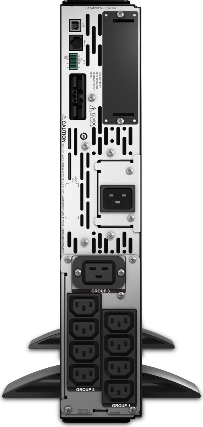 APC Smart-UPS X, Line Interactive, 2200VA, Rack/tower convertible 2U, 208V-230V, 8x C13+1x C19 IEC, SmartSlot, Extended runtime View 4