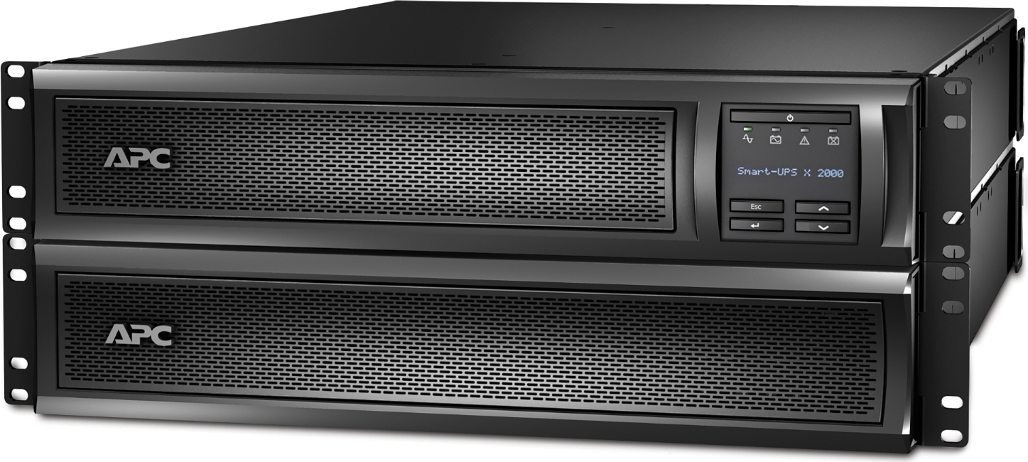 APC Smart-UPS X, Line Interactive, 2000VA, Rack/tower convertible 2U, 100V-127V, 3x 5-15R+3x 5-20R+1x L5-20R NEMA, NMC, Extended runtime [TAA] View 7