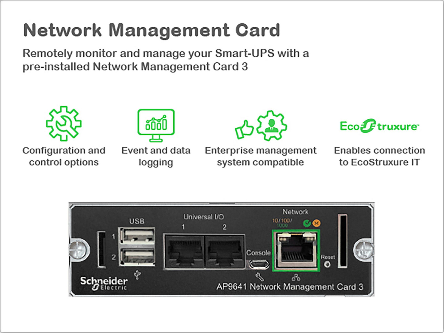 APC Smart-UPS On-Line, 1000VA, Tower, 120V, 6x 5-15R NEMA outlets, SmartSlot, Extended runtime, W/O rail kit View 10