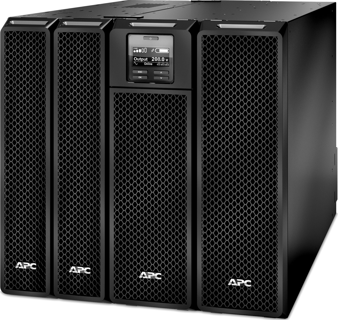 APC Smart-UPS On-Line, 10kVA/10kW,Rackmount 10U, 208V, 2x L5-20R+4x L6-20R+2x L6-30R+2x L14-30R NEMA, NMC,W/ transformer 208V/240V to 120V,W/ rail kit View 6